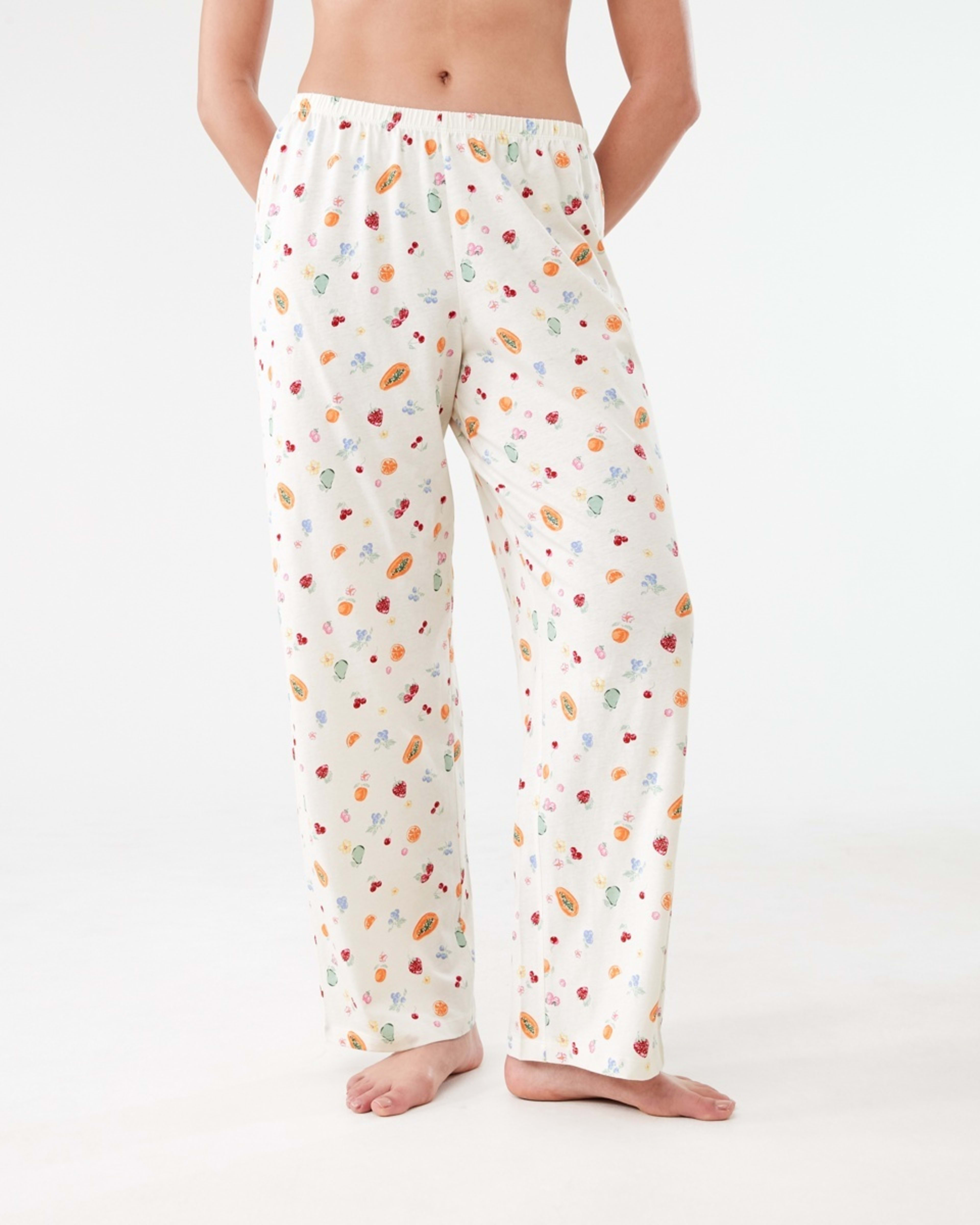 1 Print Knit Pants FRUIT SALAD WHISPER WHITE, 1 of 4