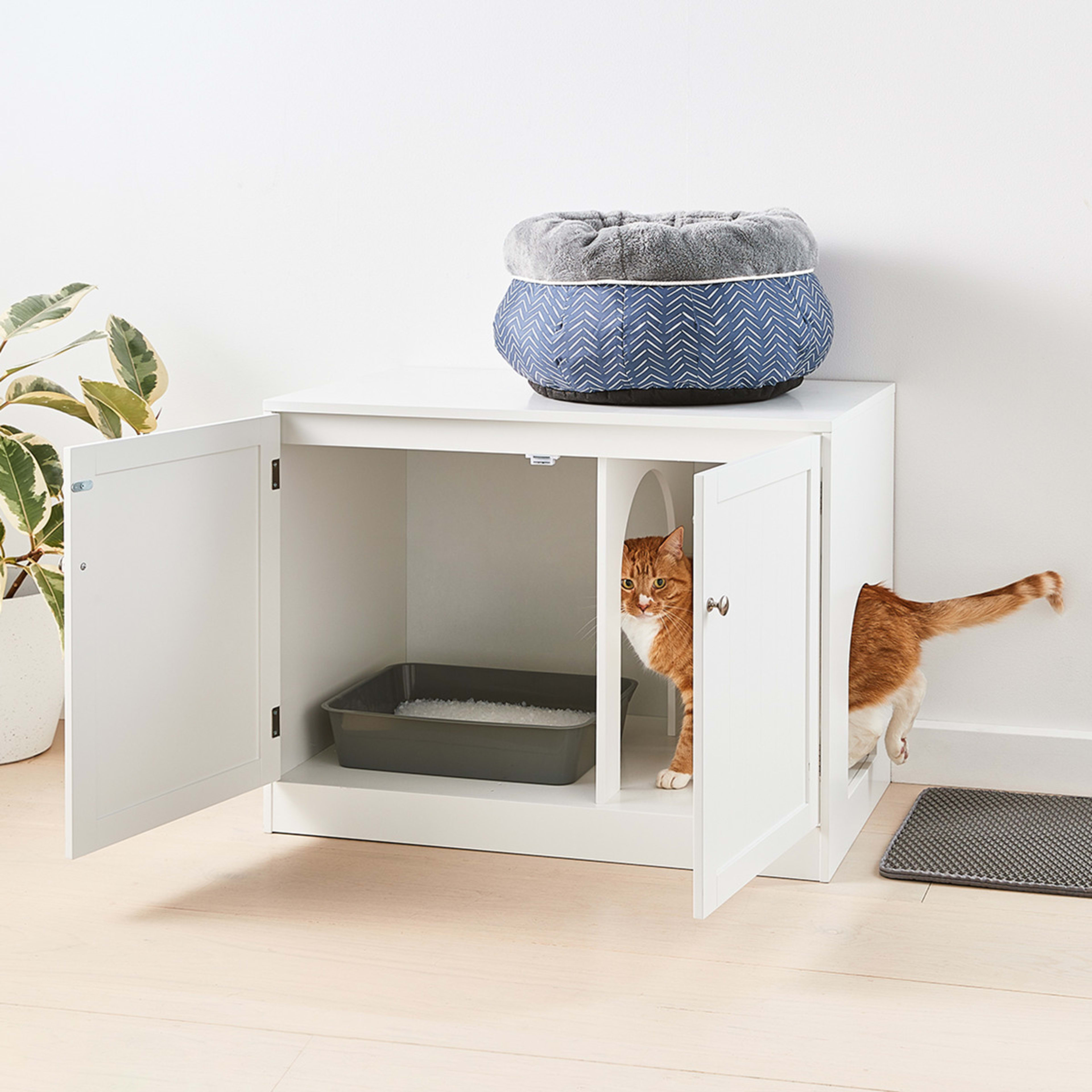 5 Cat Litter Box Cabinet, 5 of 10