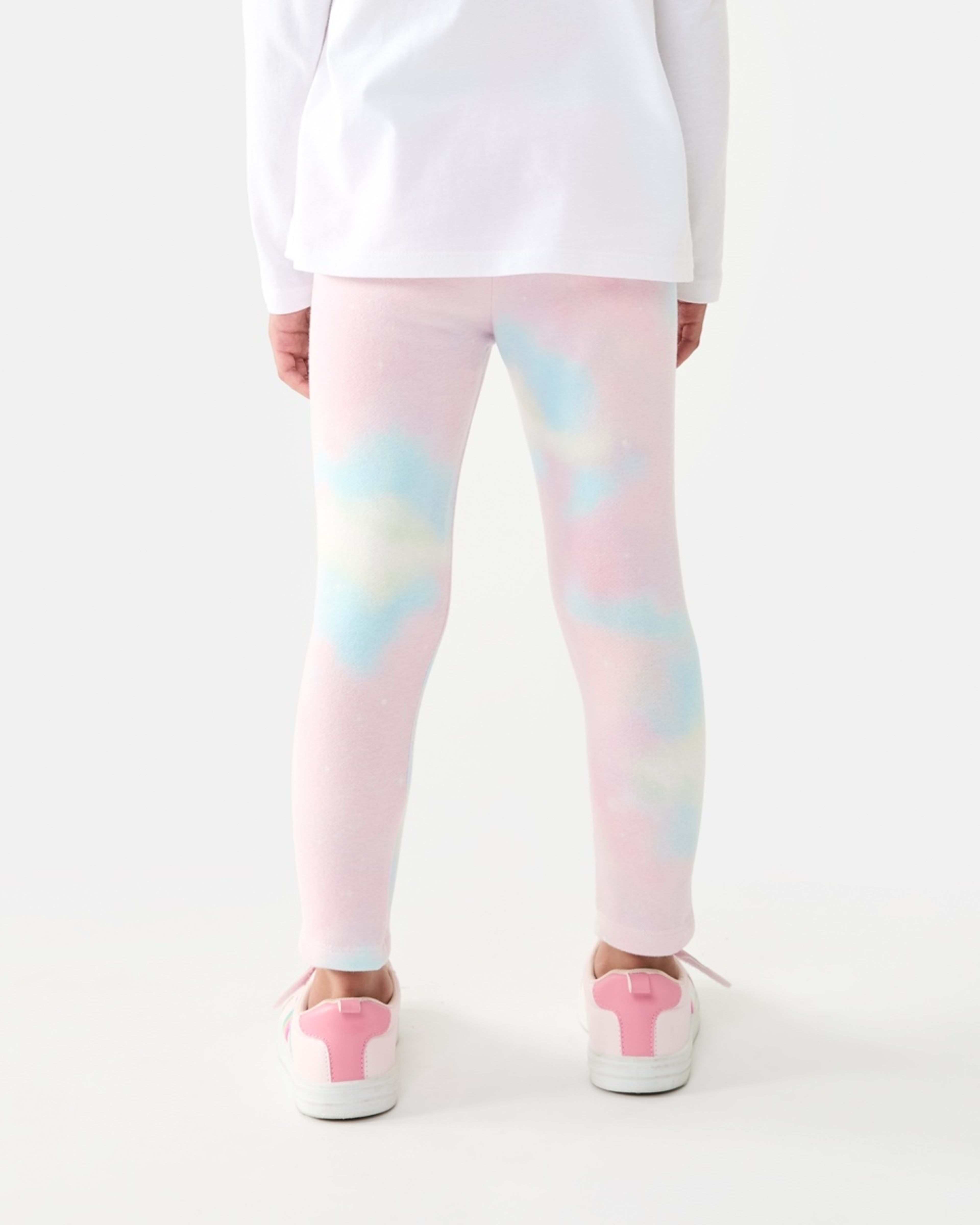 2 Fleecy Lined Leggings Galaxy, 2 of 8