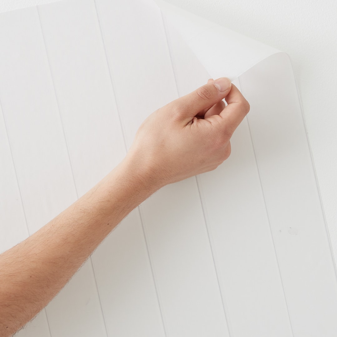 Self Adhesive Removable Wallpaper White Panel Kmart