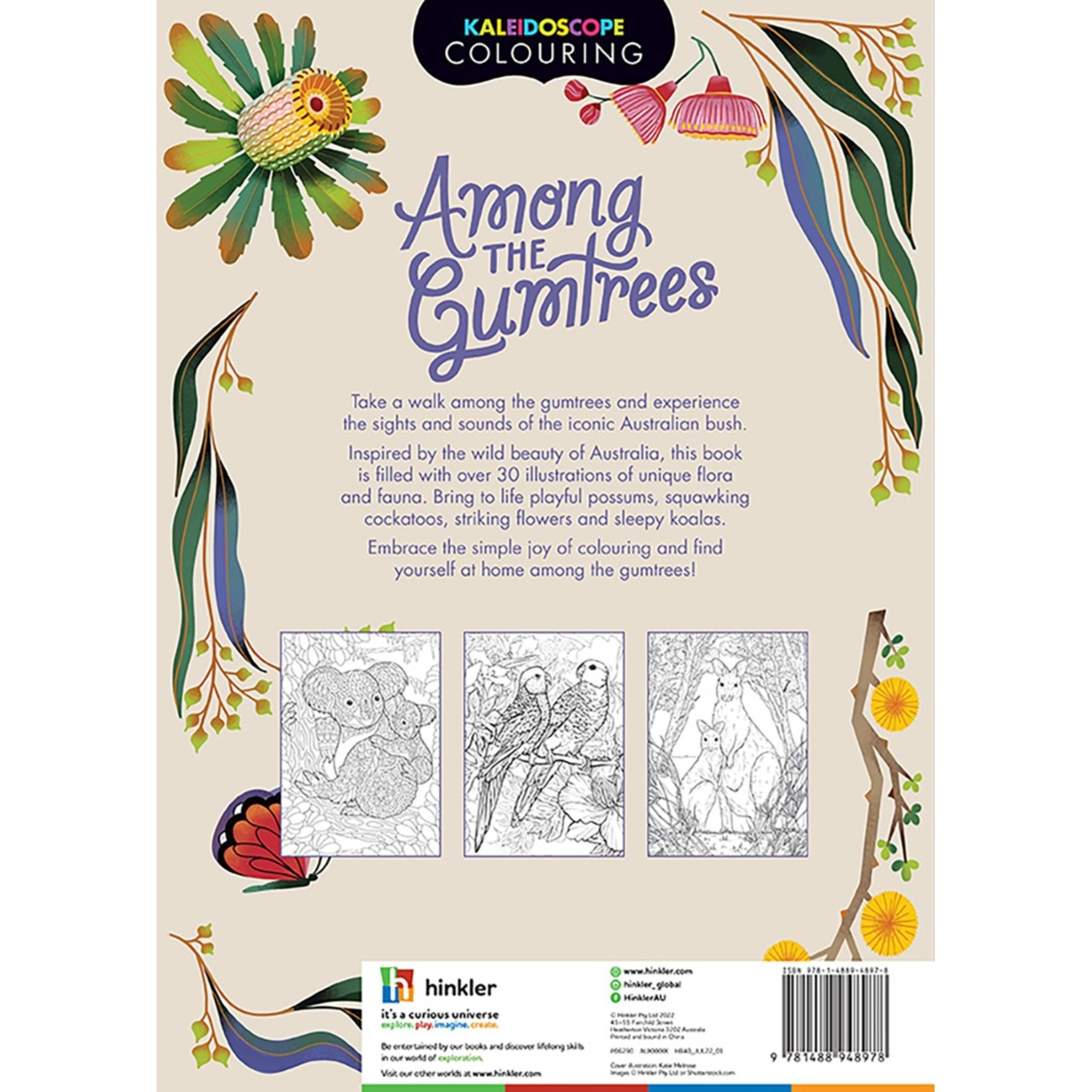 Kaleidoscope Colouring Among the Gumtrees Colouring Book Kmart