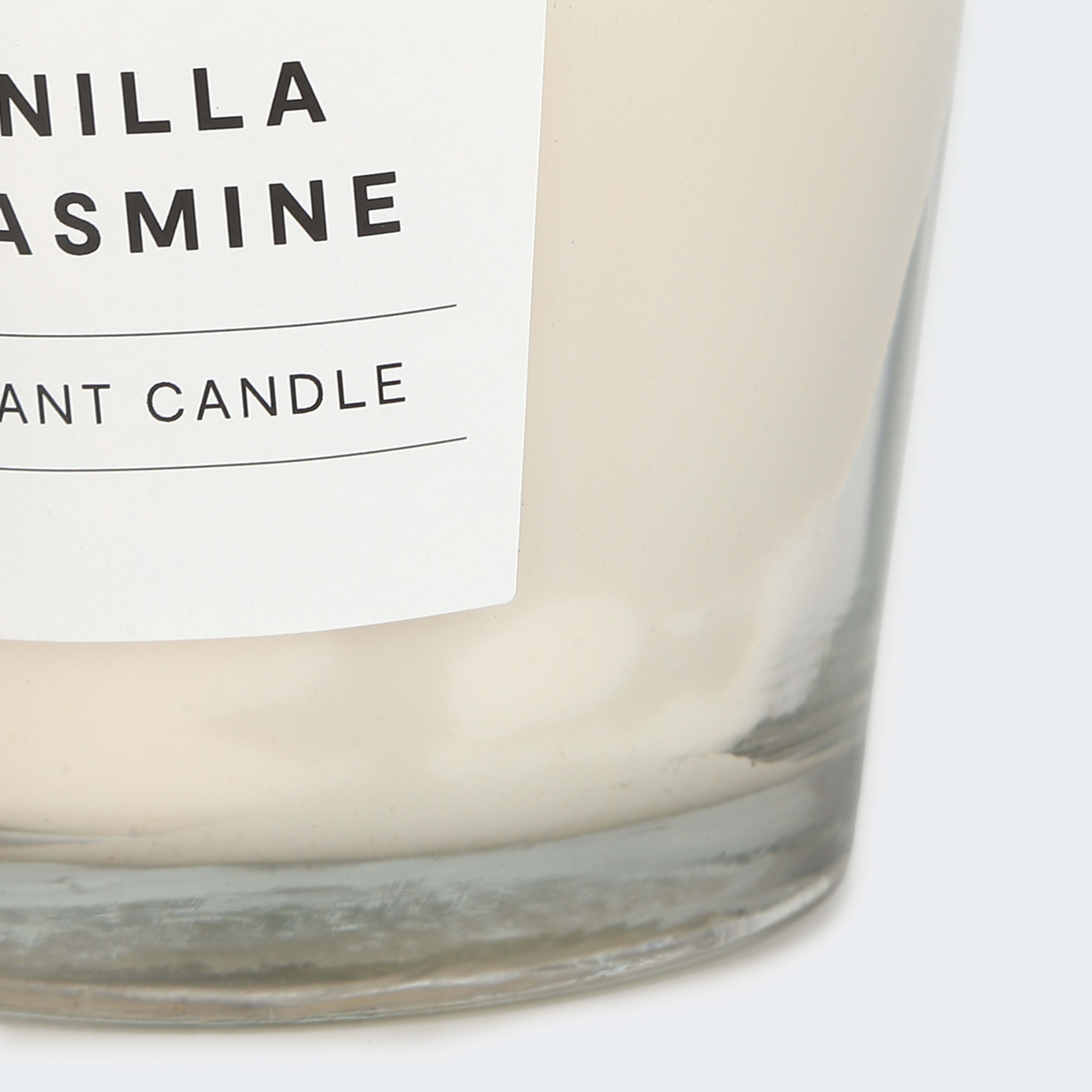 Vanilla and Jasmine Fragrant Candle In Glass Kmart