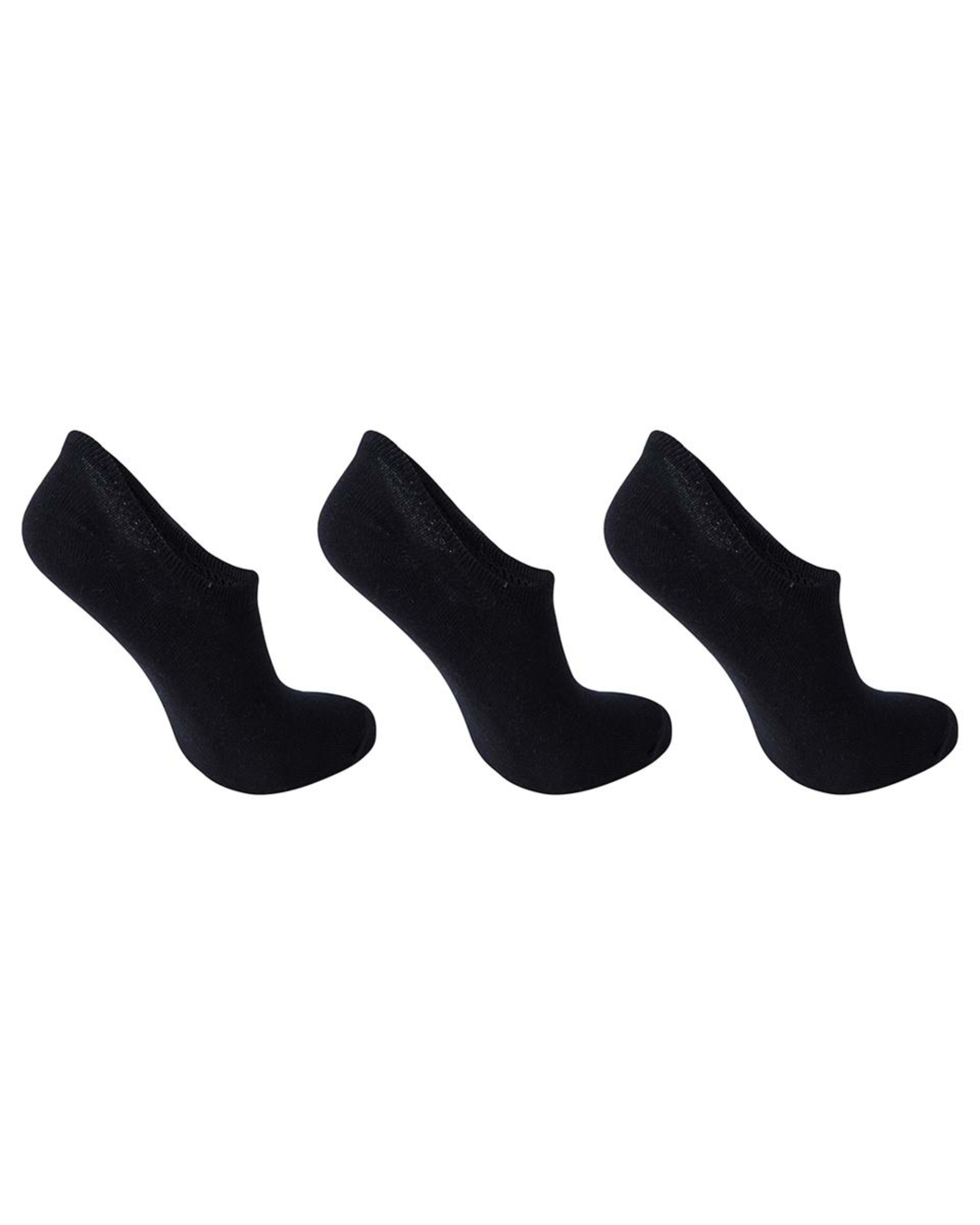 2 3 Pack Sneaker Socks BLACK, 2 of 3