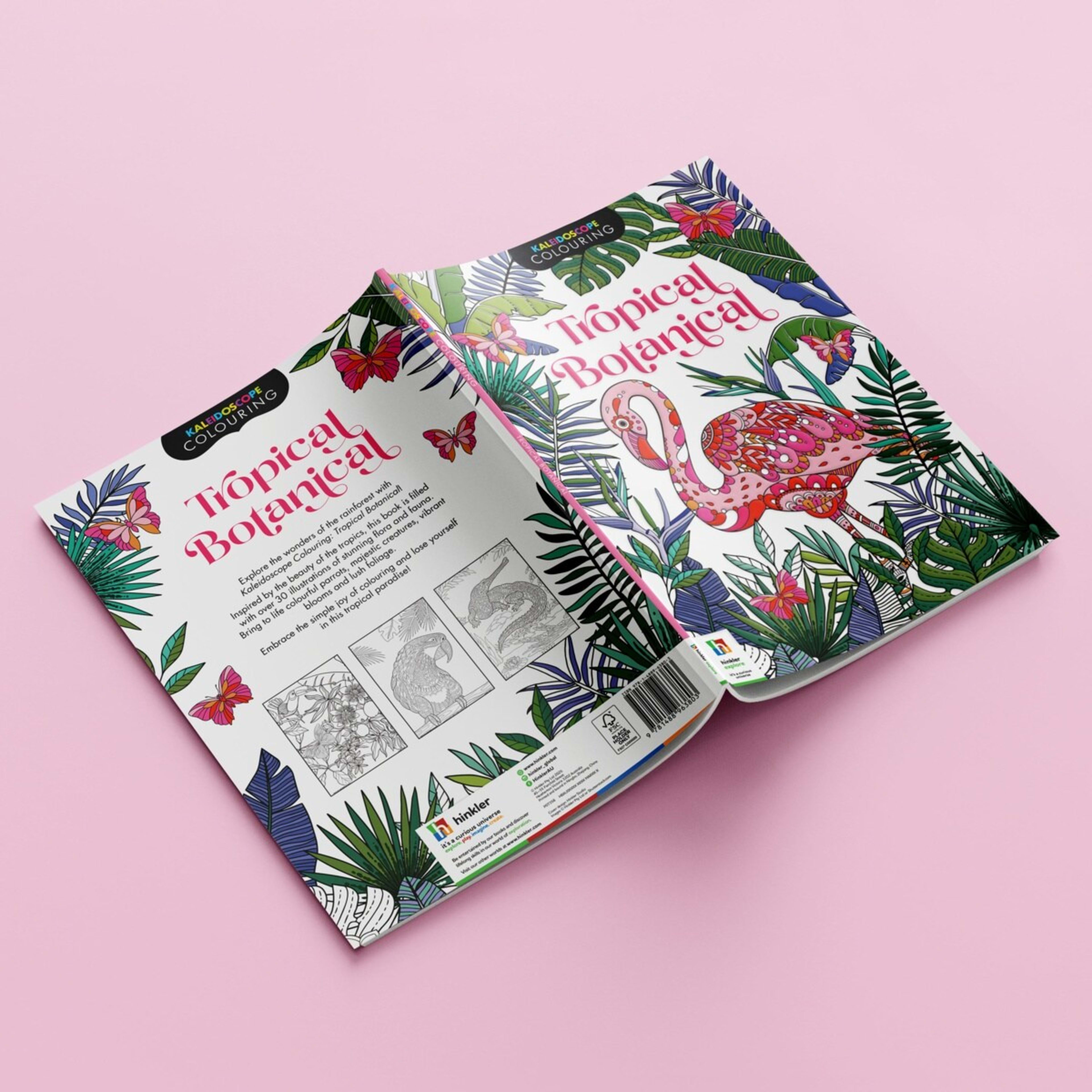 5 Kaleidoscope Colouring: Tropical Botanical - Book, 5 of 5