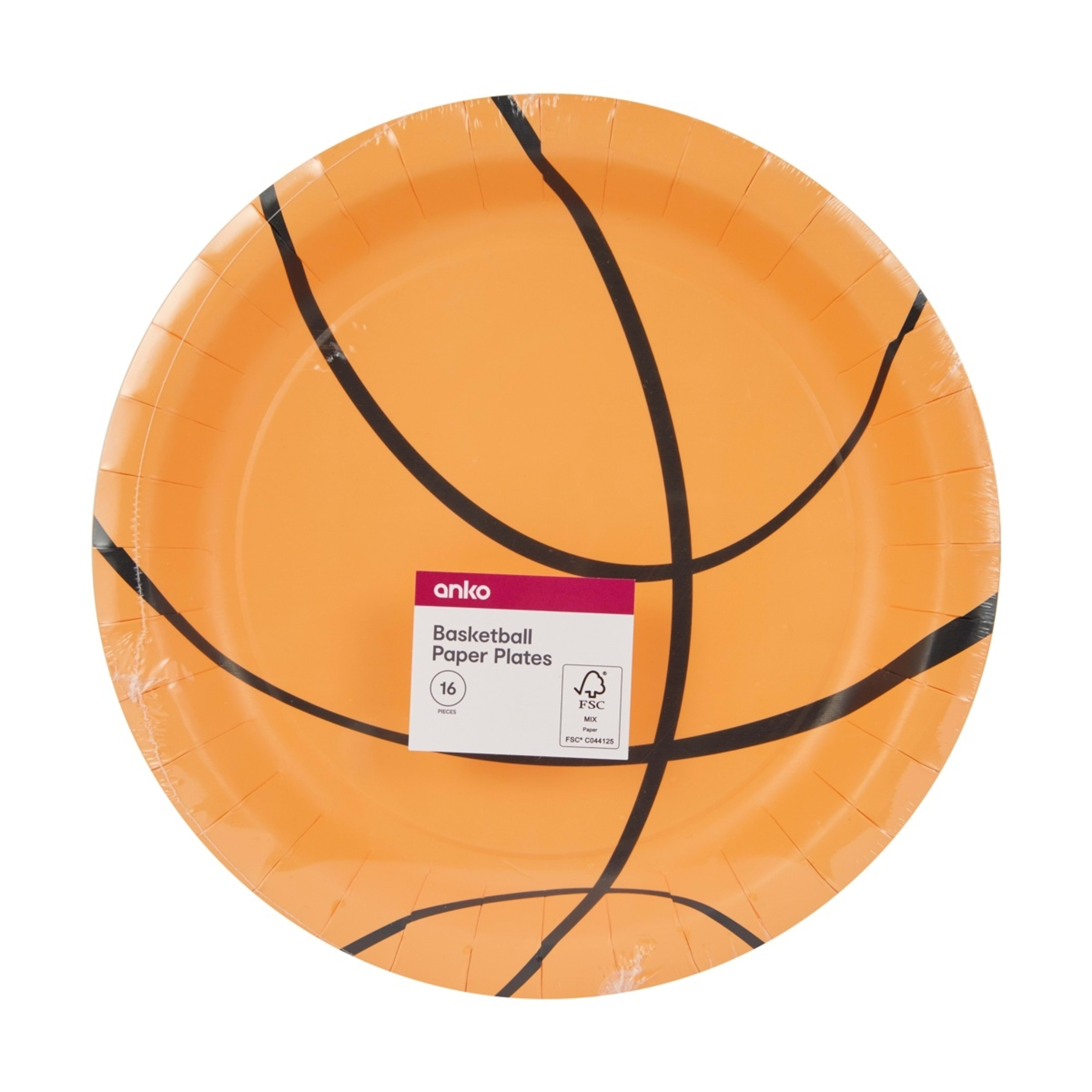 5 16 Piece Basketball Paper Plates, 5 of 5