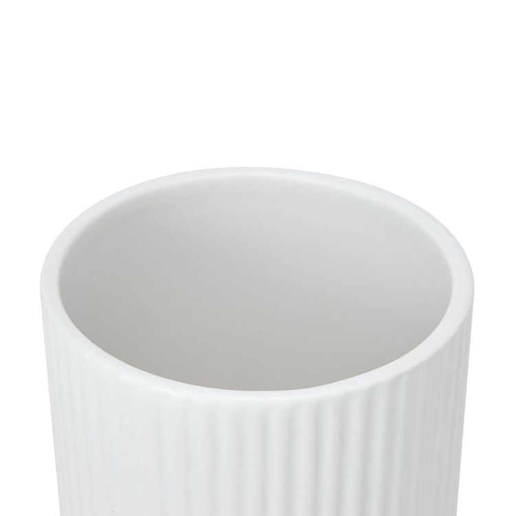 White Linear Pot Small Kmart