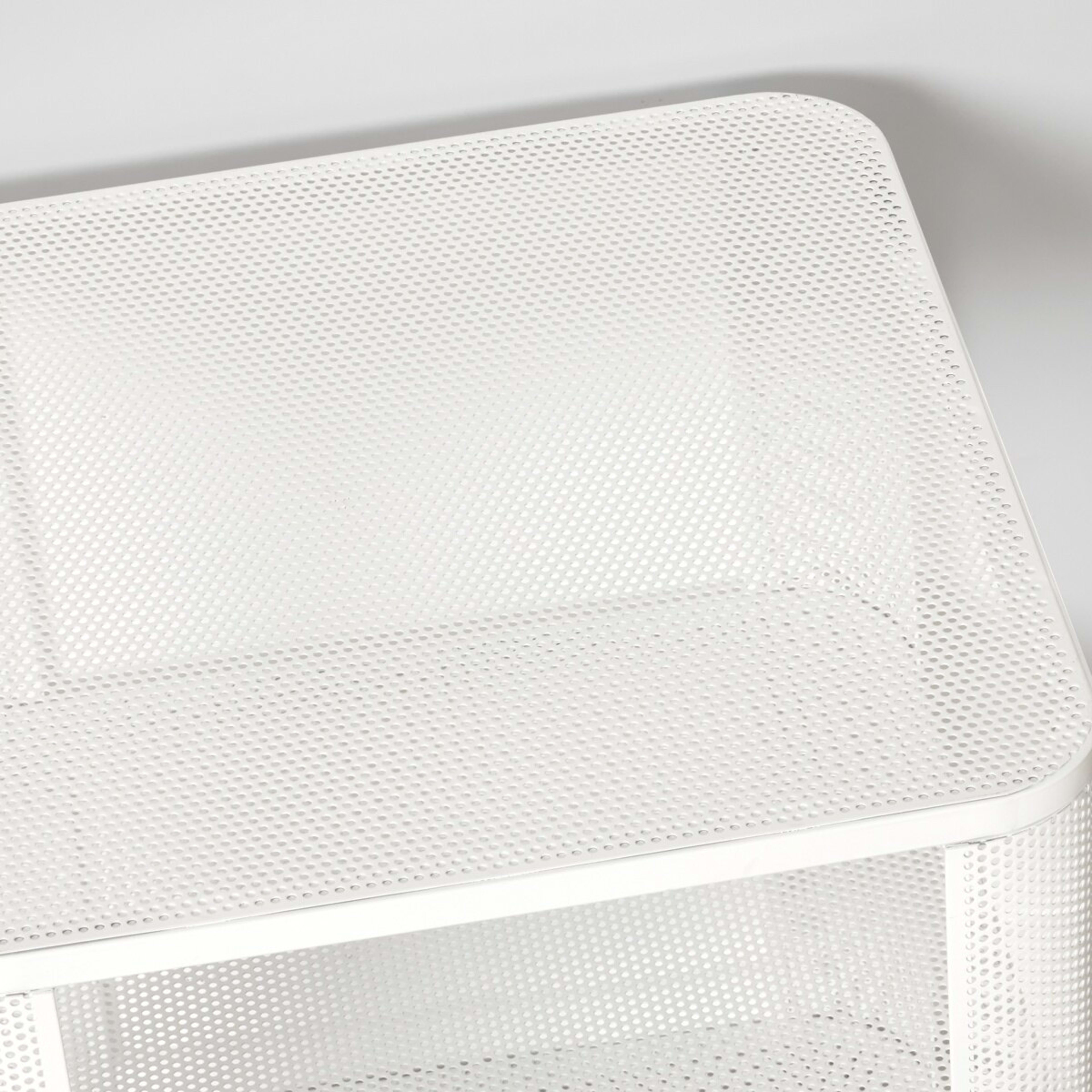 4 Mesh Side Table - White, 4 of 8