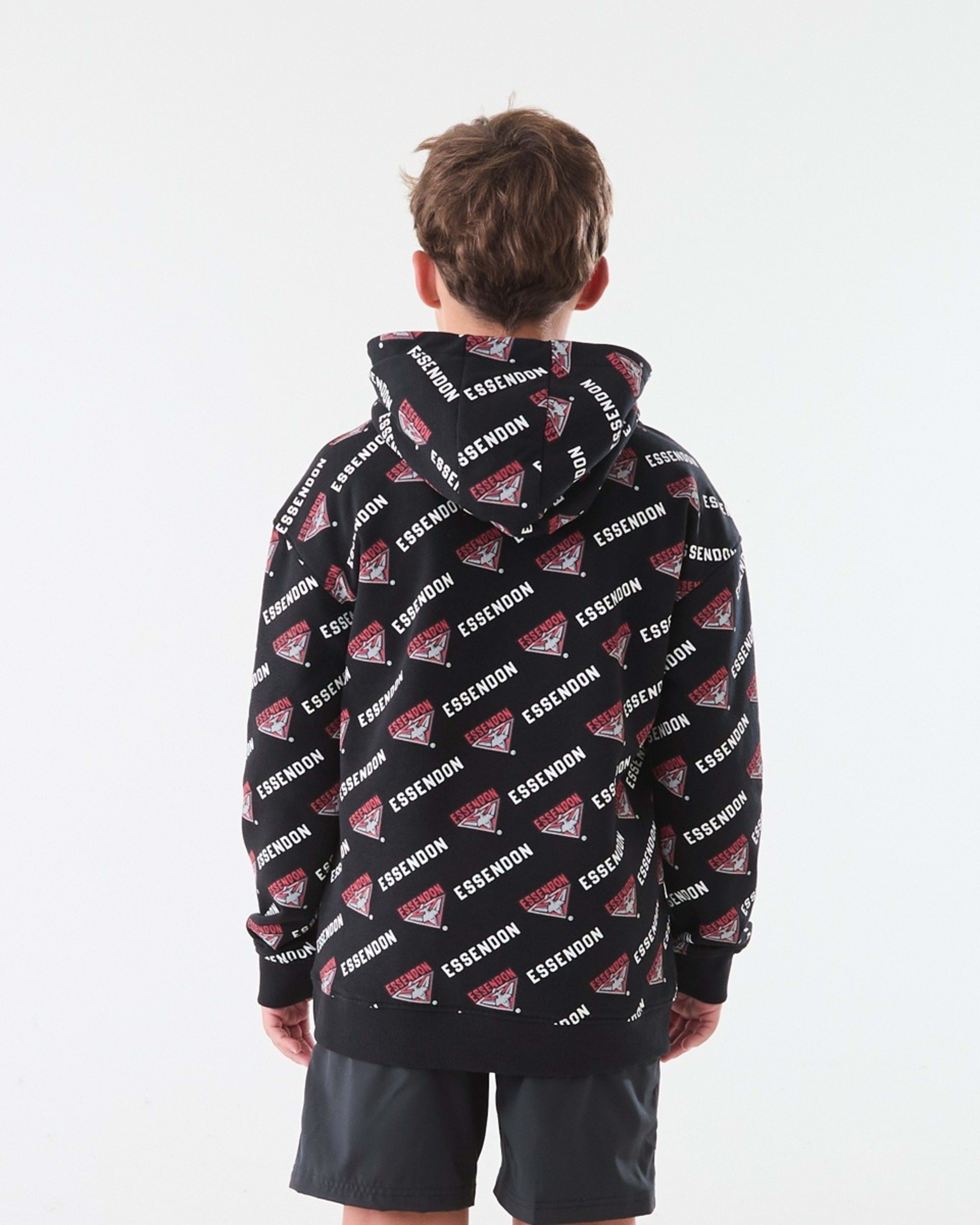 5 Official AFL Kids All Over Print Hoodie Essendon, 5 of 10