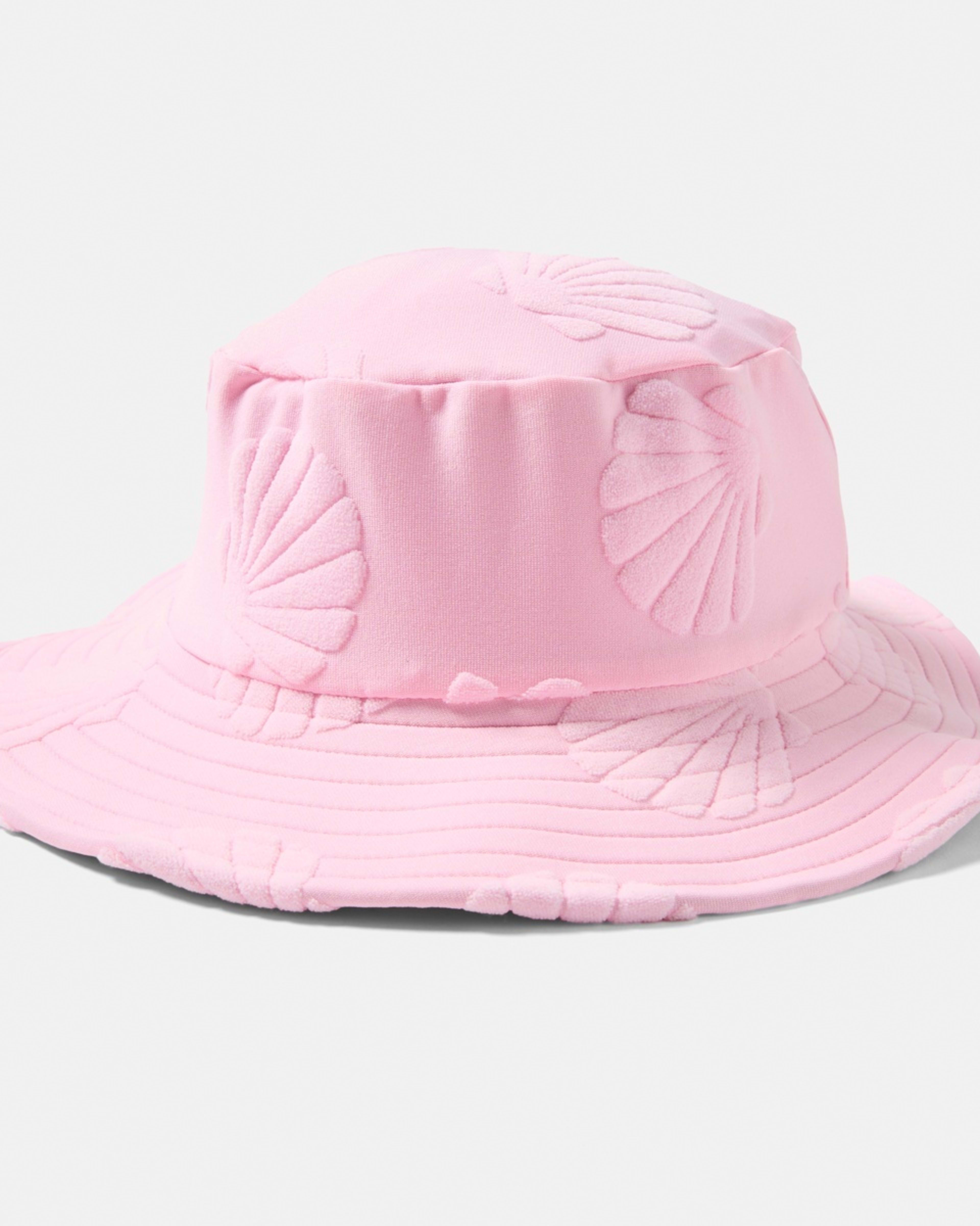 1 Swim Hat PINK TERRY SHELL, 1 of 2