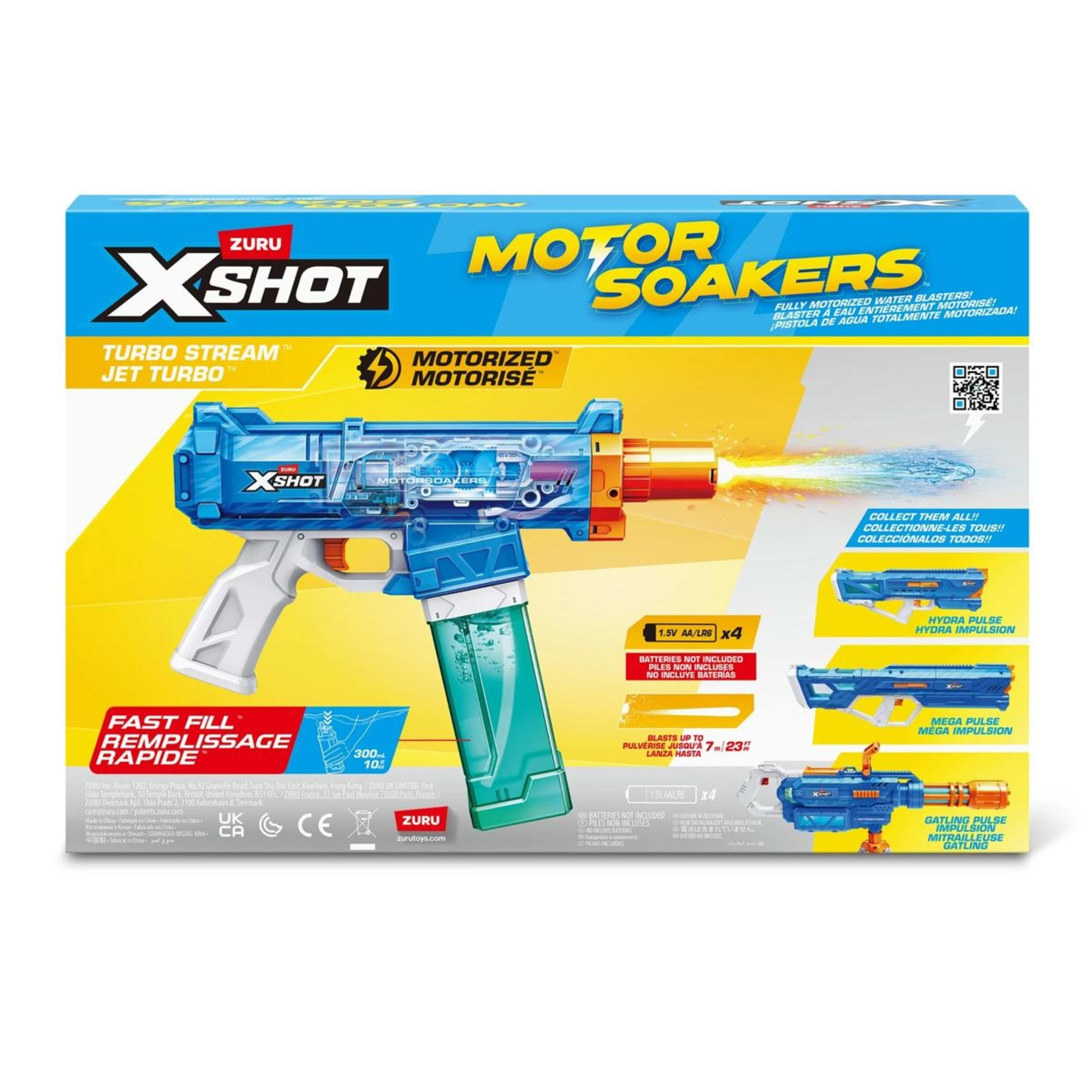 6 Zuru X-Shot Water Turbo Stream Motor Soaker, 6 of 6
