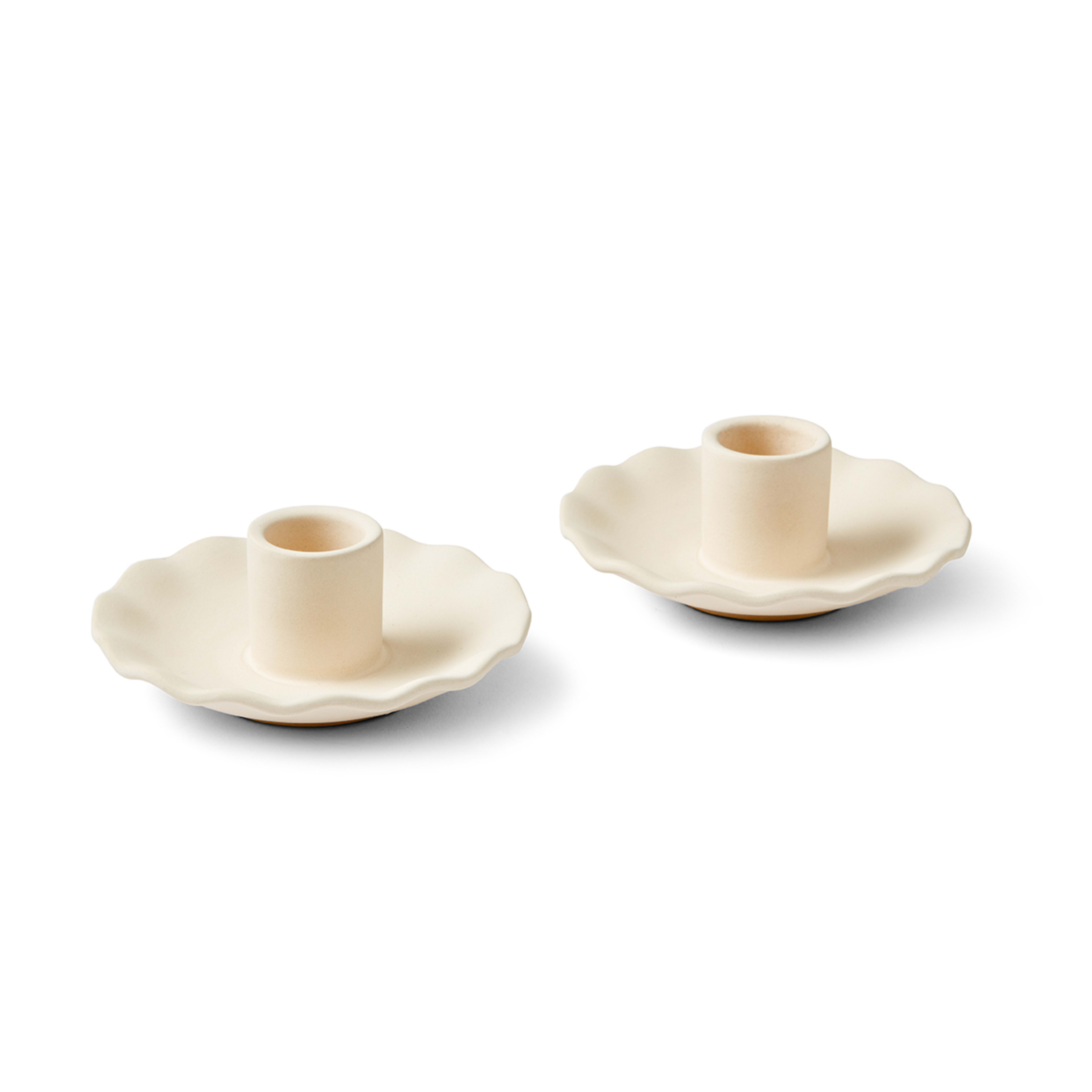 2 Wave Taper Candle Holders Kmart