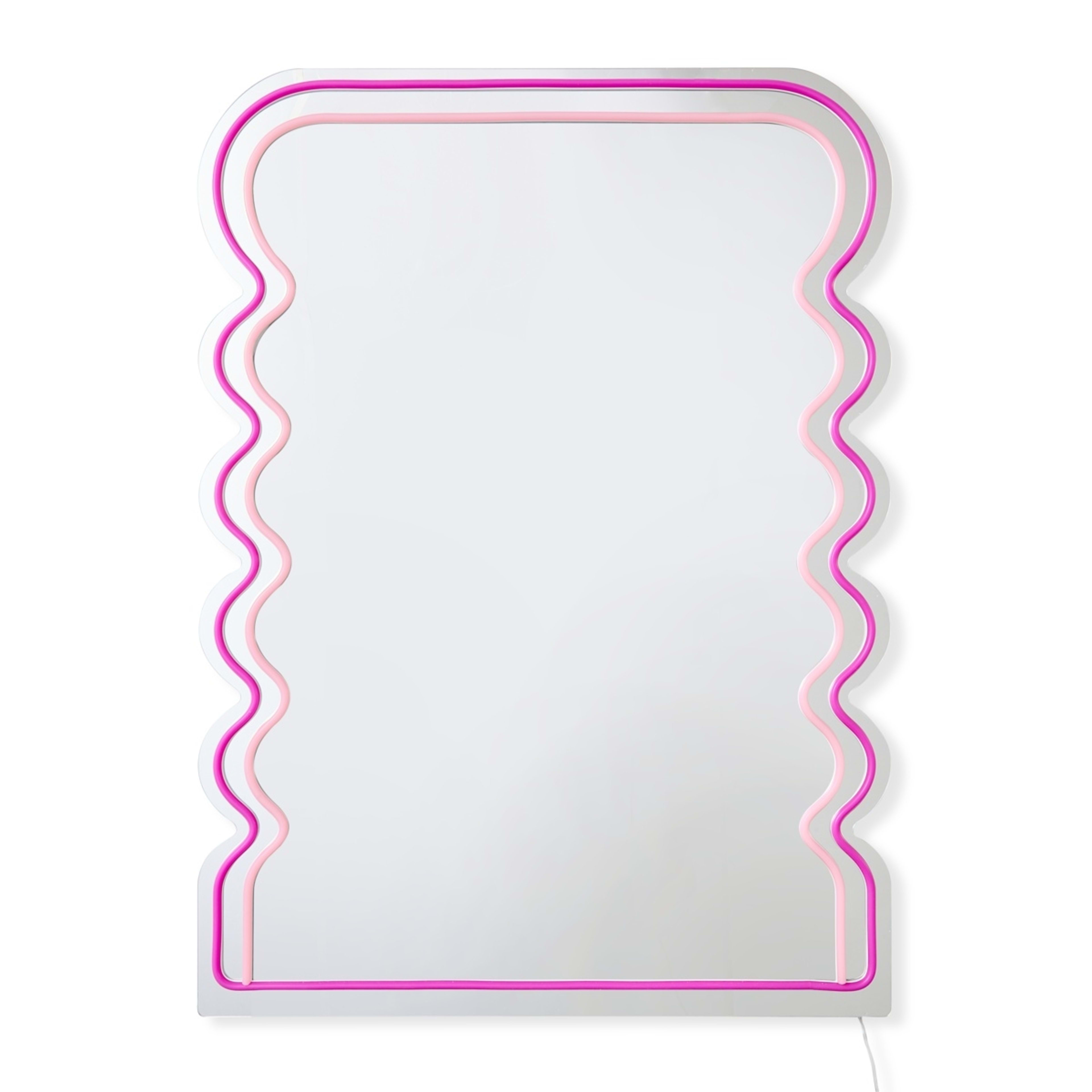 Wavy LED Mirror Kmart