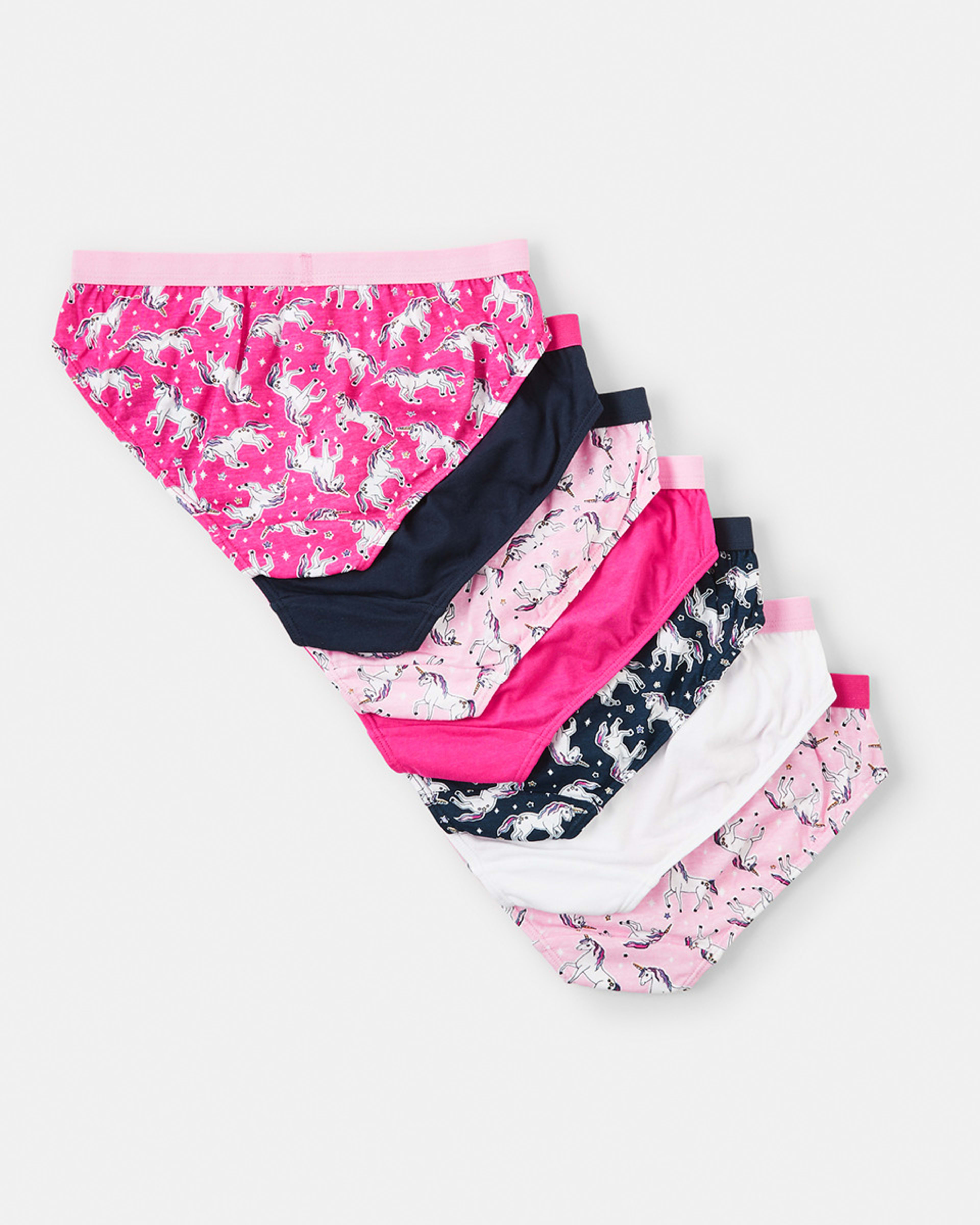 2 7 Pack Print Briefs Unicorn 24, 2 of 10