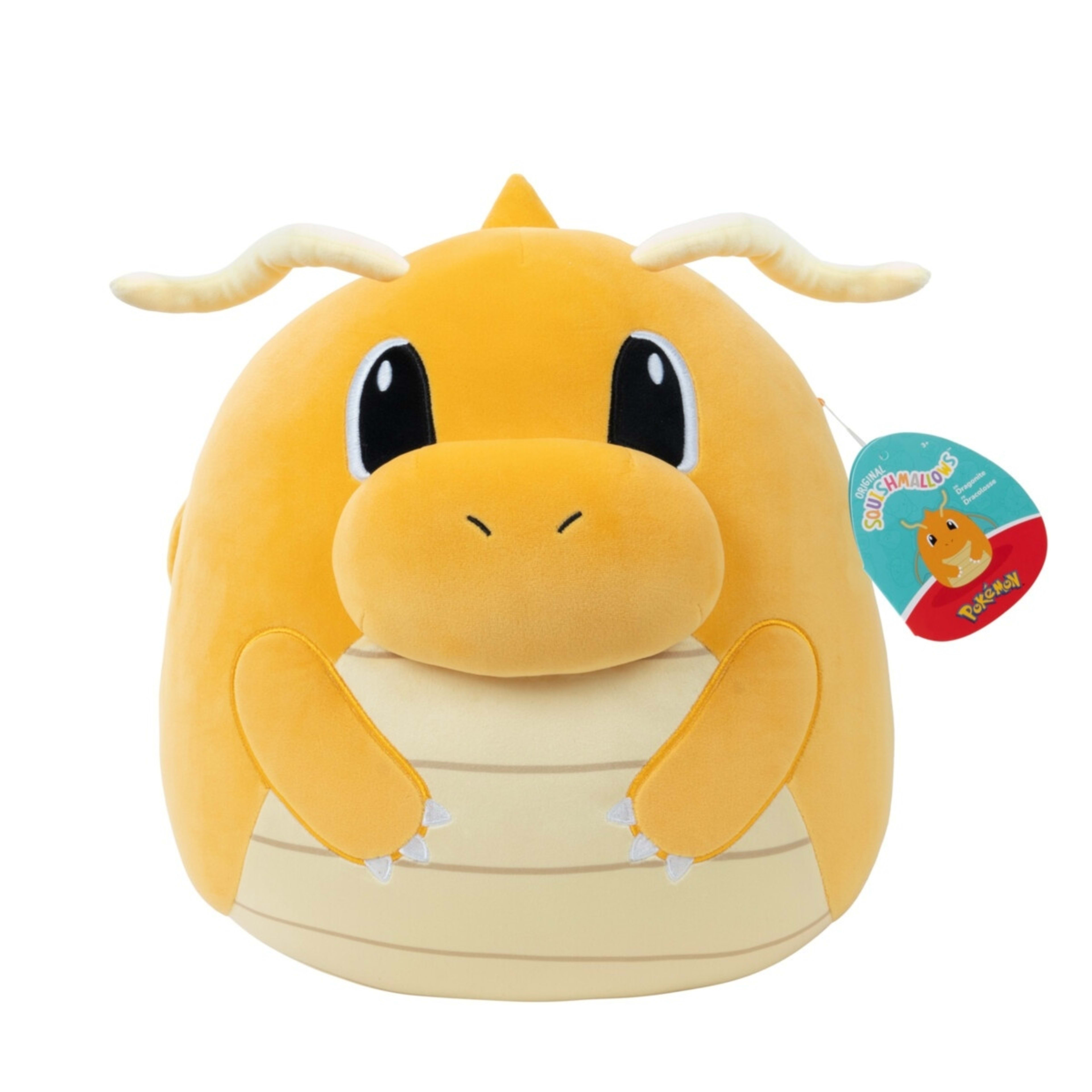 1 36cm Original Squishmallows Pokemon Dragonite Plush Toy, 1 of 5