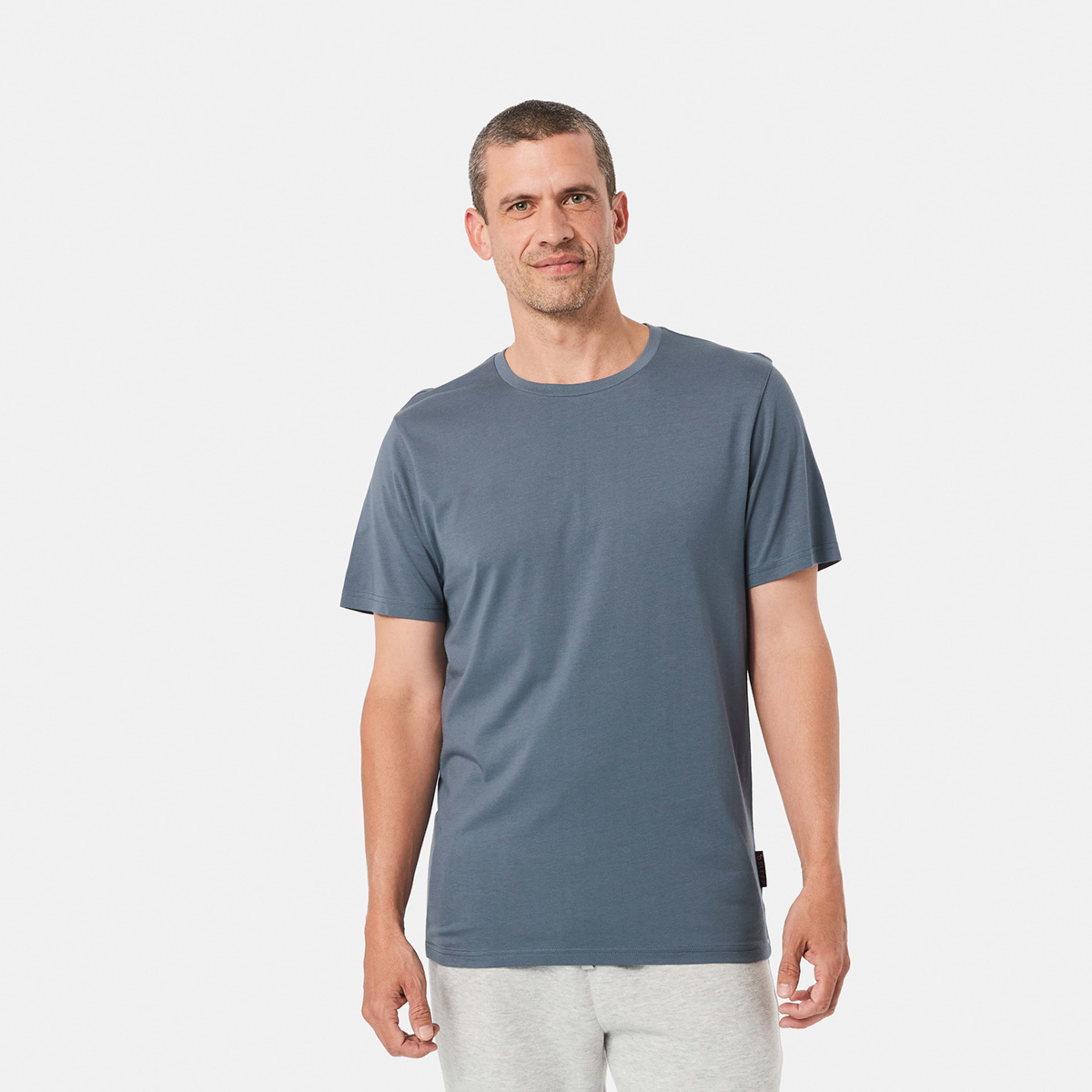 1 Short Sleeve Modal Blend Sleep Top Grisaille, 1 of 4