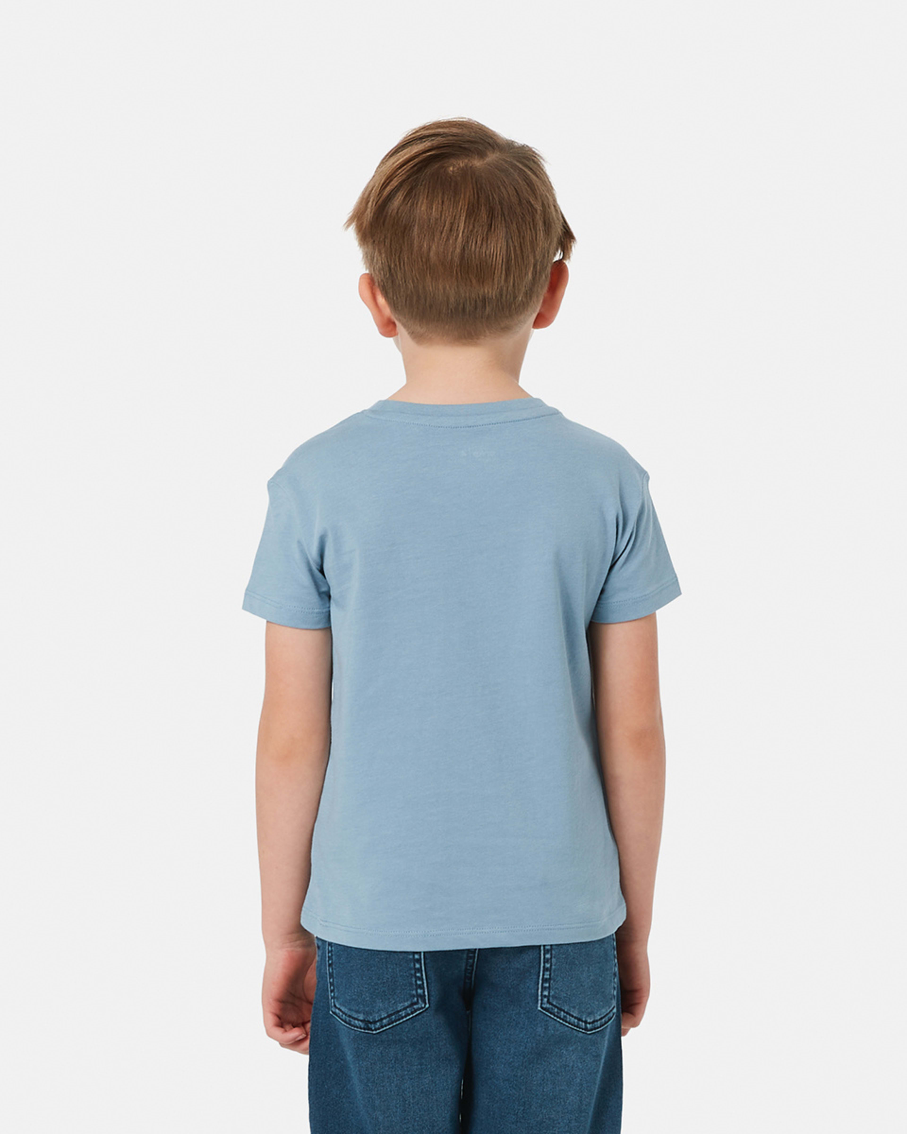 2 Chest Print T-shirt Faded Shrk, 2 of 7