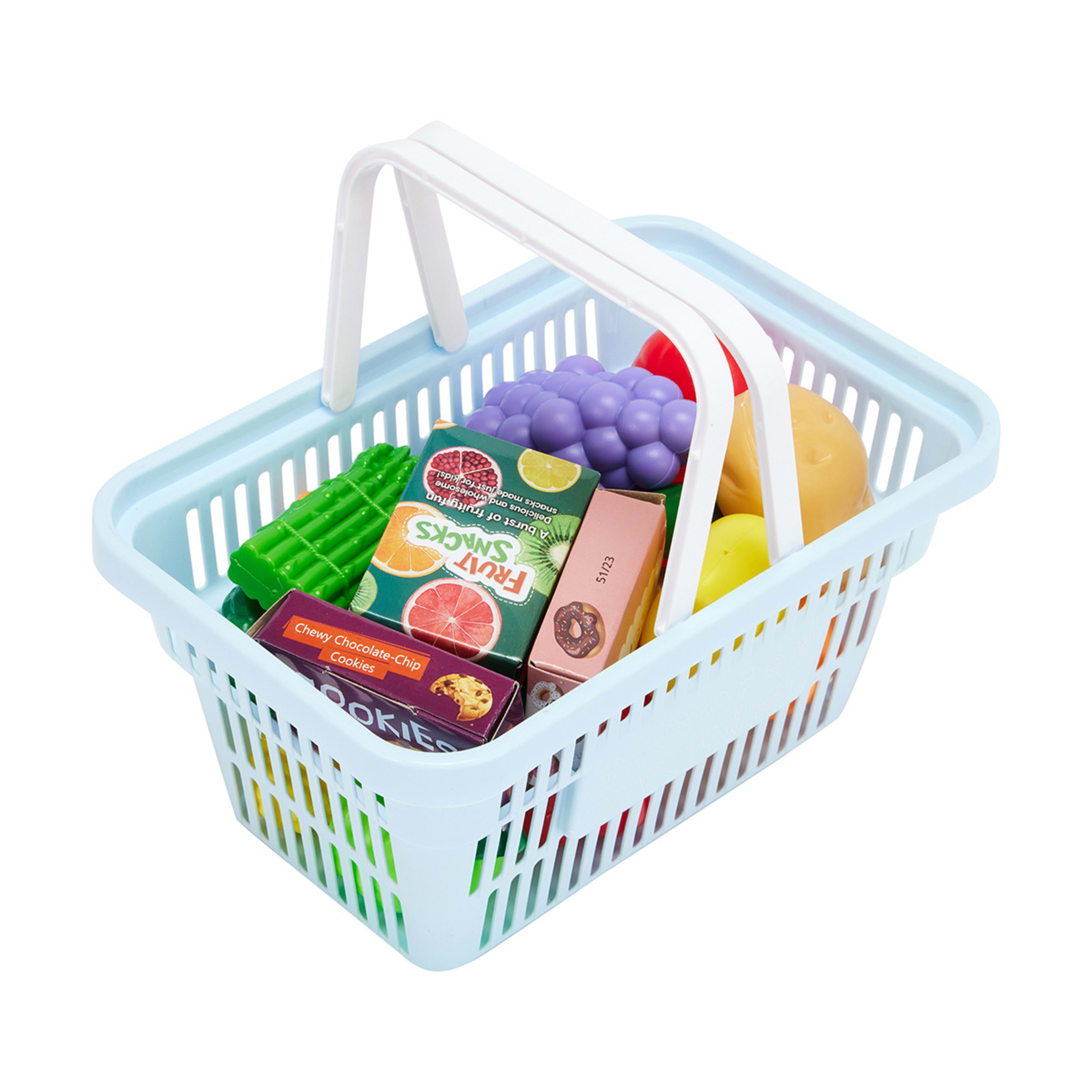22 Piece Food Shopping Basket Kmart