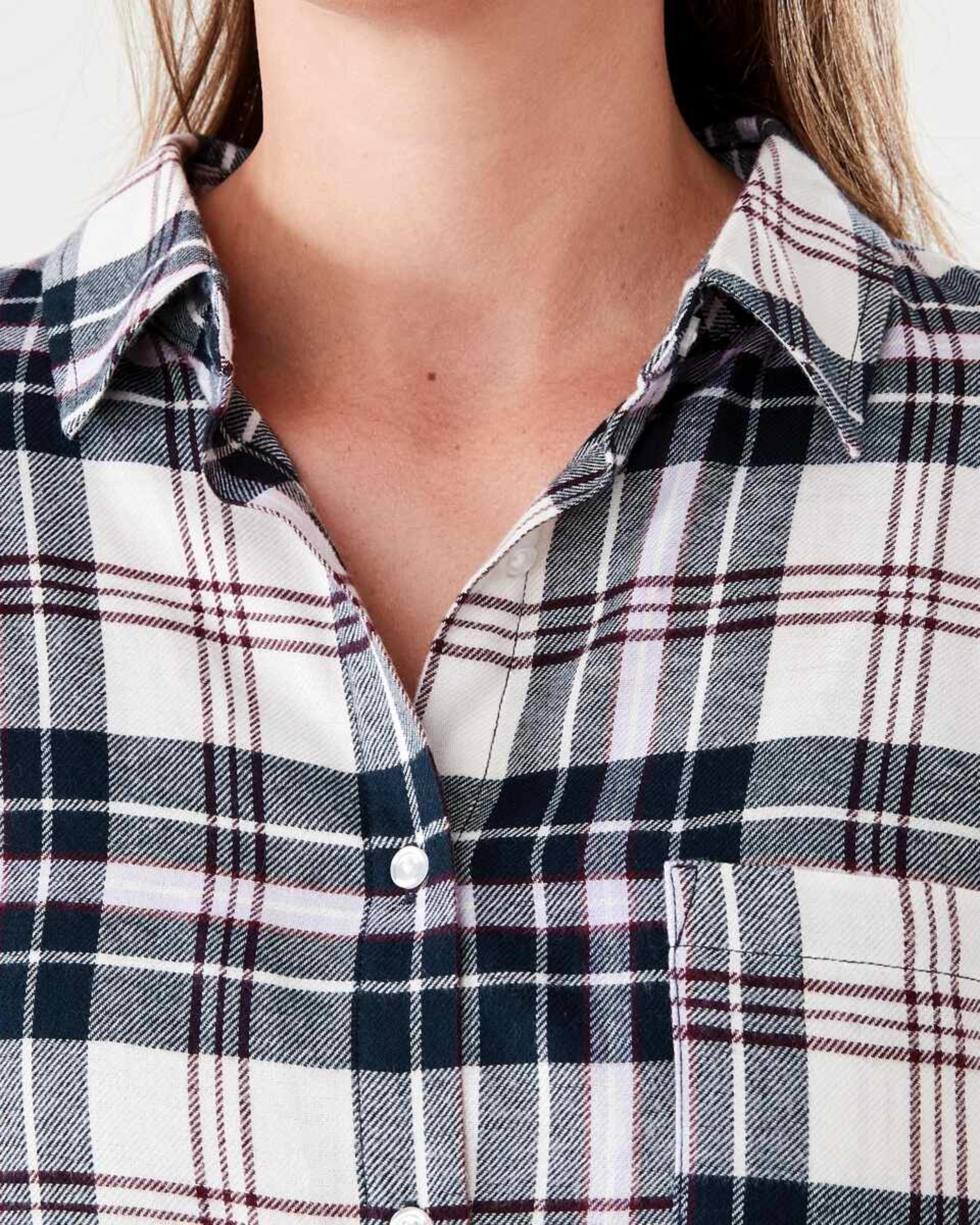 4 Relaxed Boyfriend Flannel Pyjama Set Mx Tartan, 4 of 7