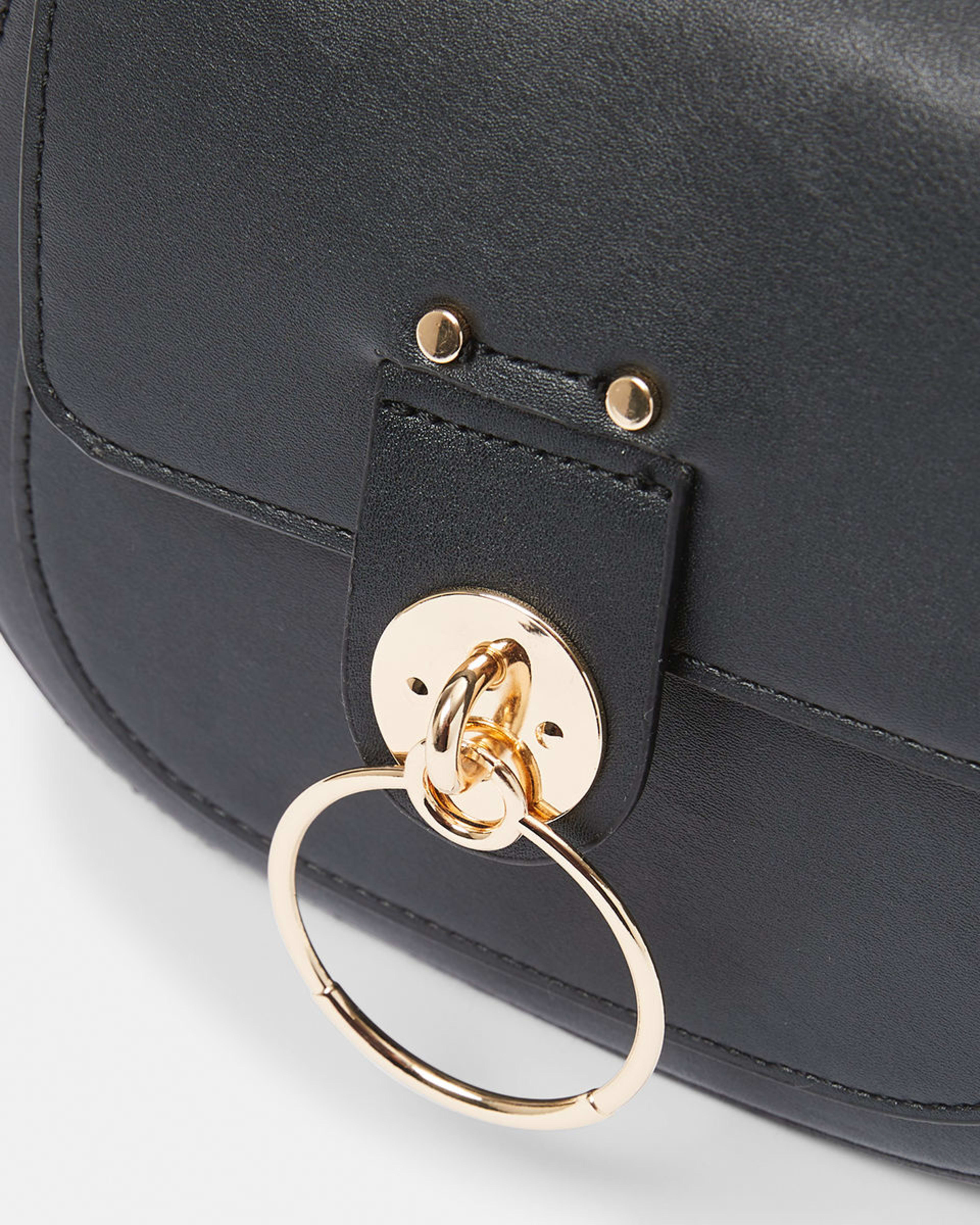 Structured Saddle Style Crossbody Bag Kmart