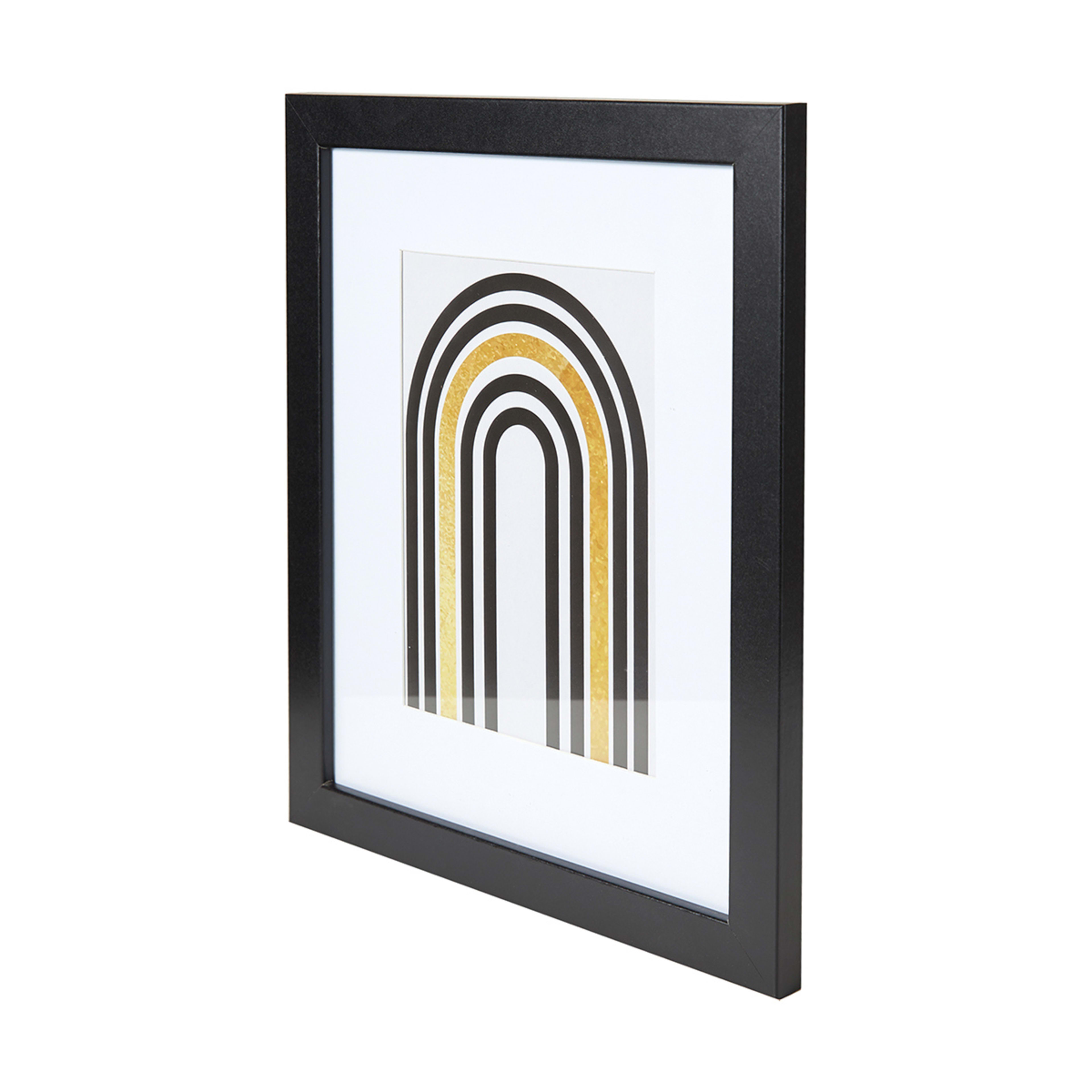 6 8 Piece Wall Photo Frame Set - Black, 6 of 10