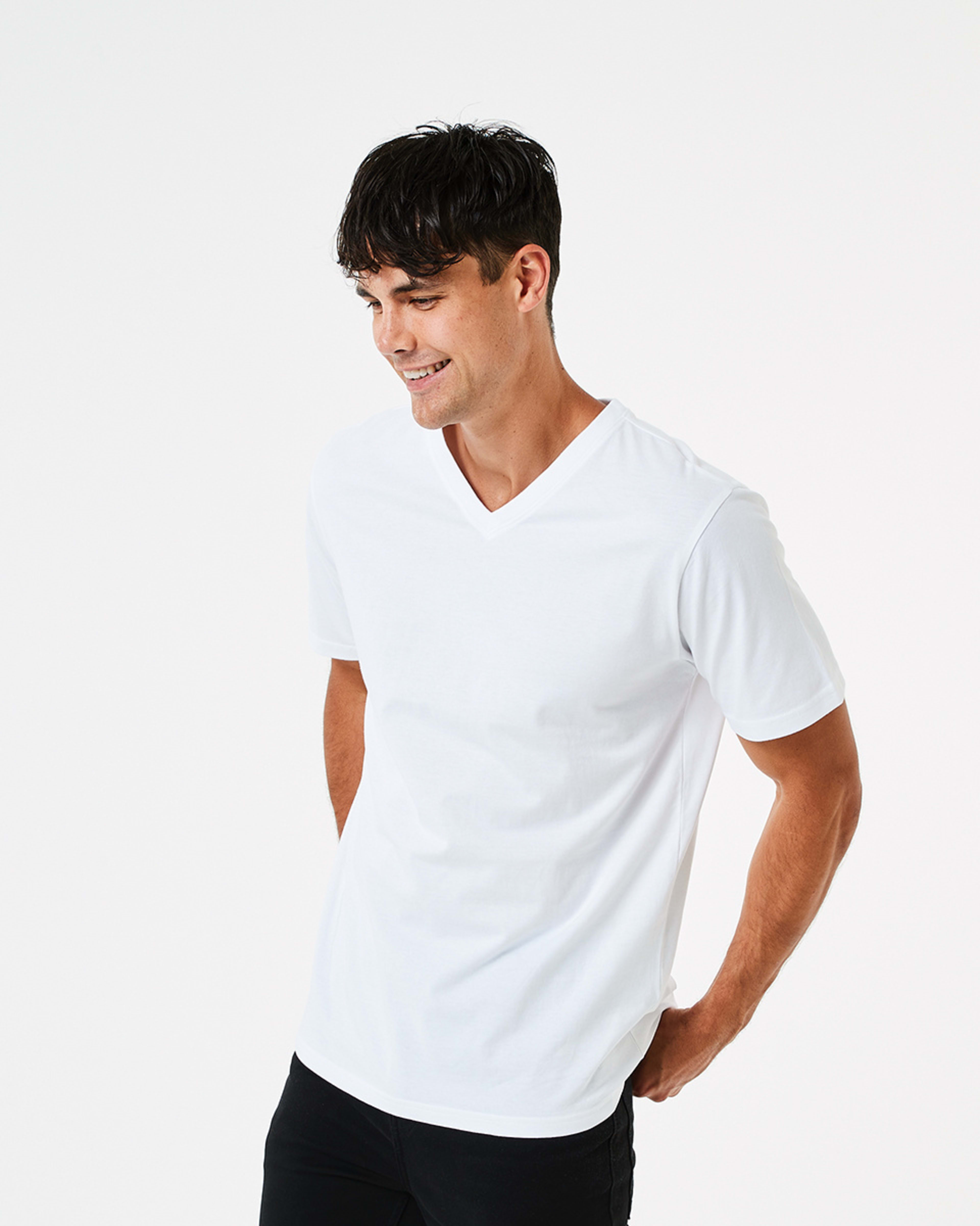 Australian Cotton V-Neck T-shirt - Kmart