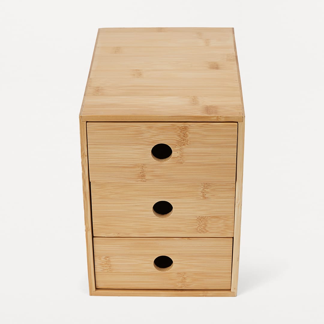 Bamboo Desk Top Drawers Kmart