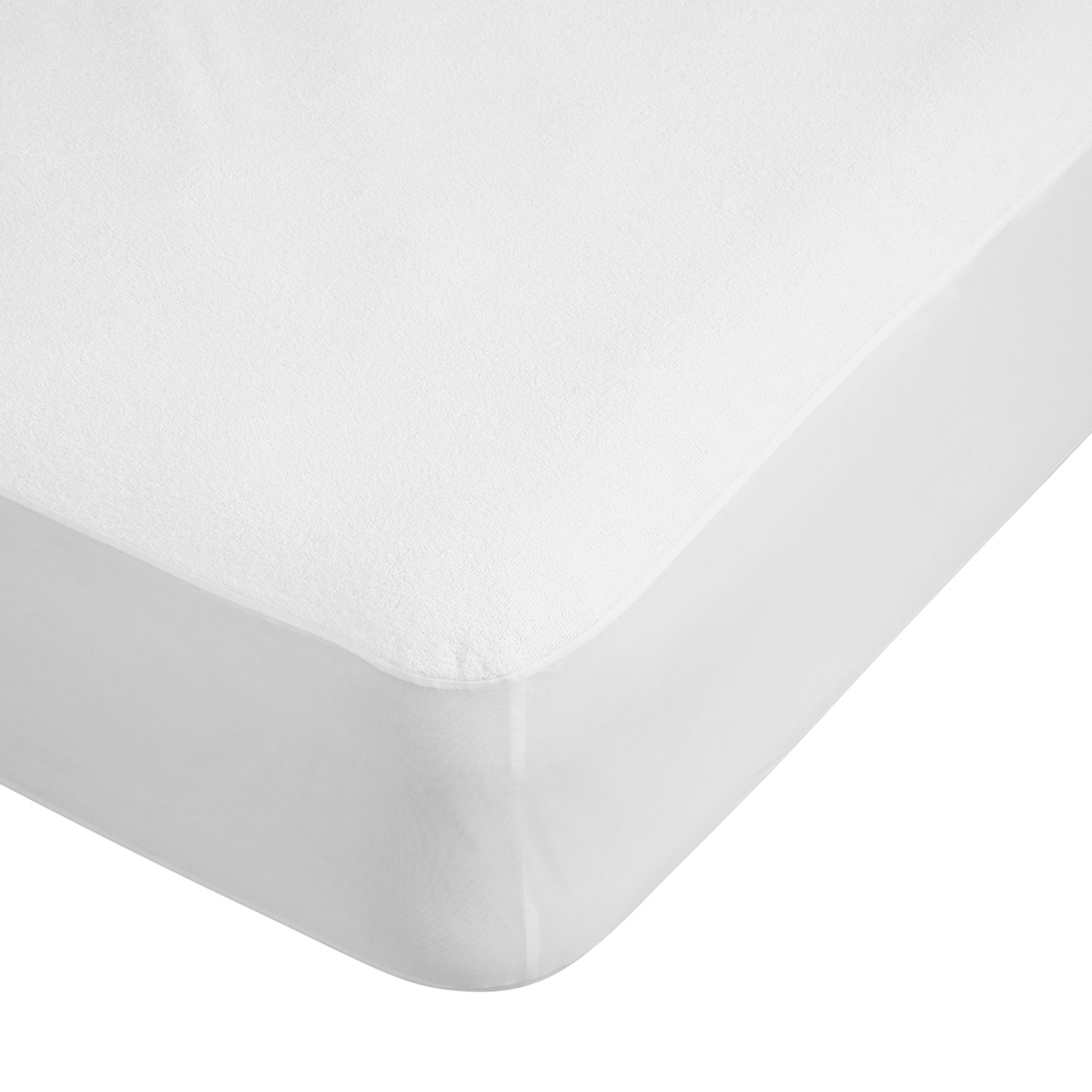 Waterproof Fitted Mattress Protector Double Bed, White Kmart