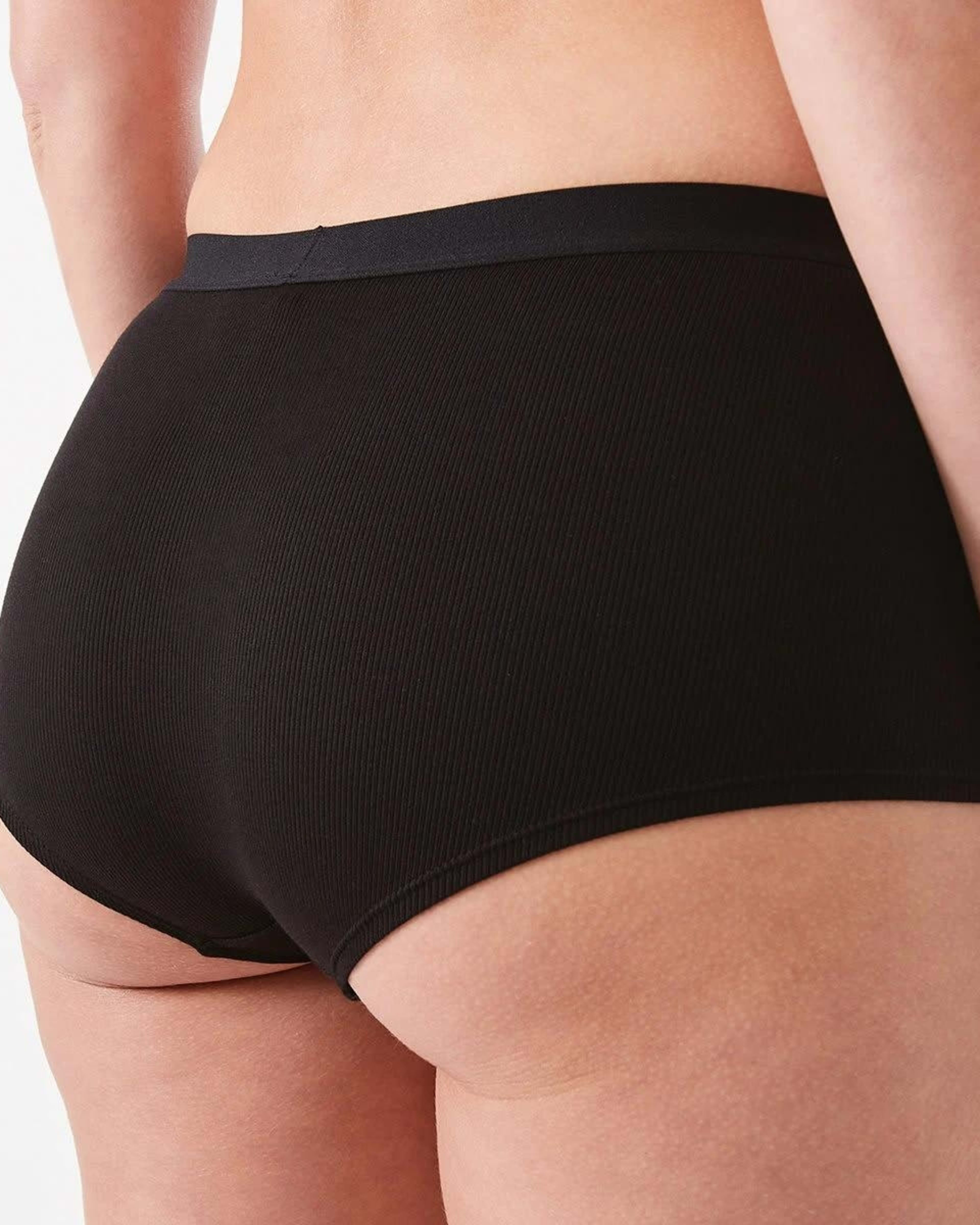 3 Rib Boyleg Briefs BLACK, 3 of 5