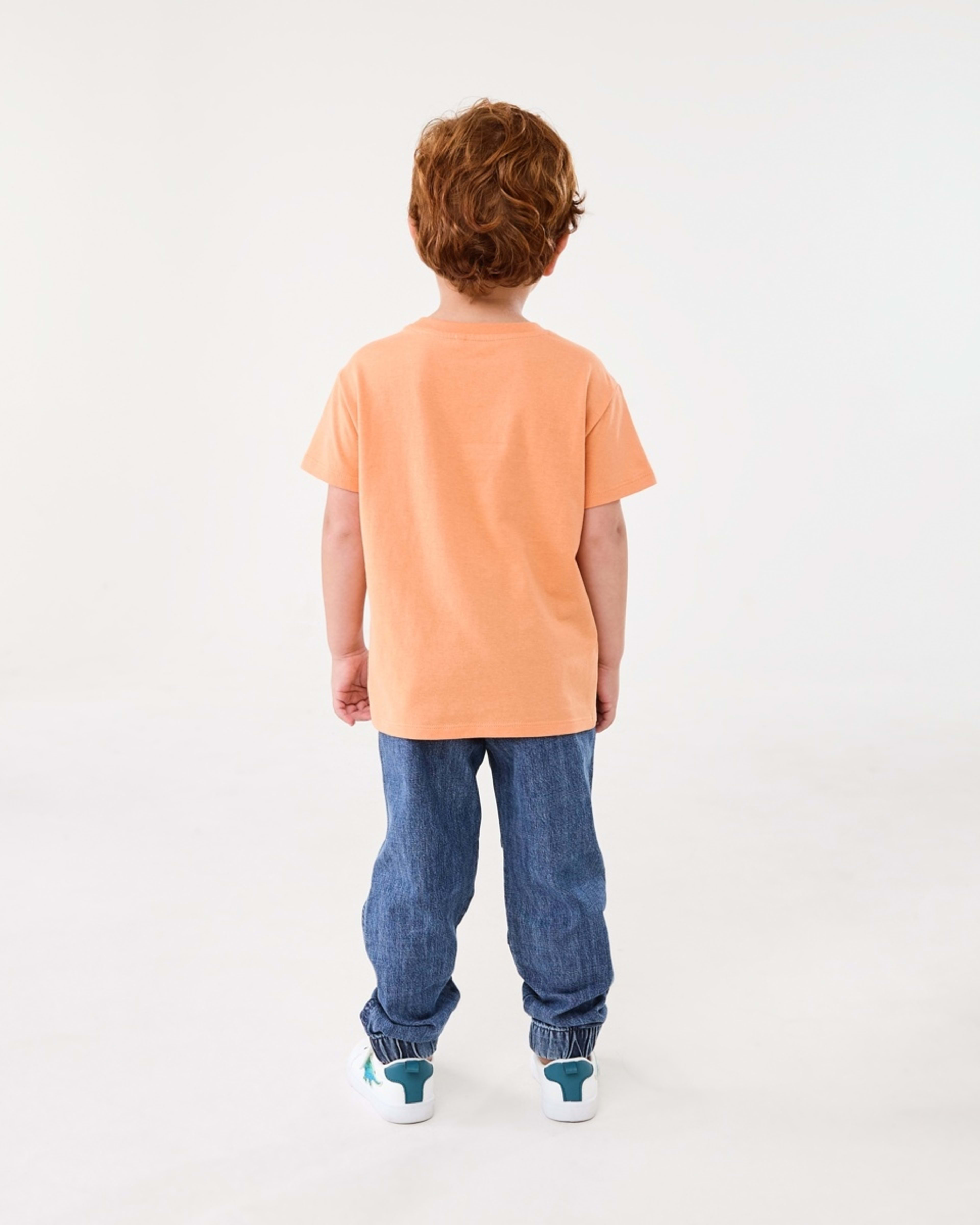 6 Chest Print T-shirt Org Happy, 6 of 8