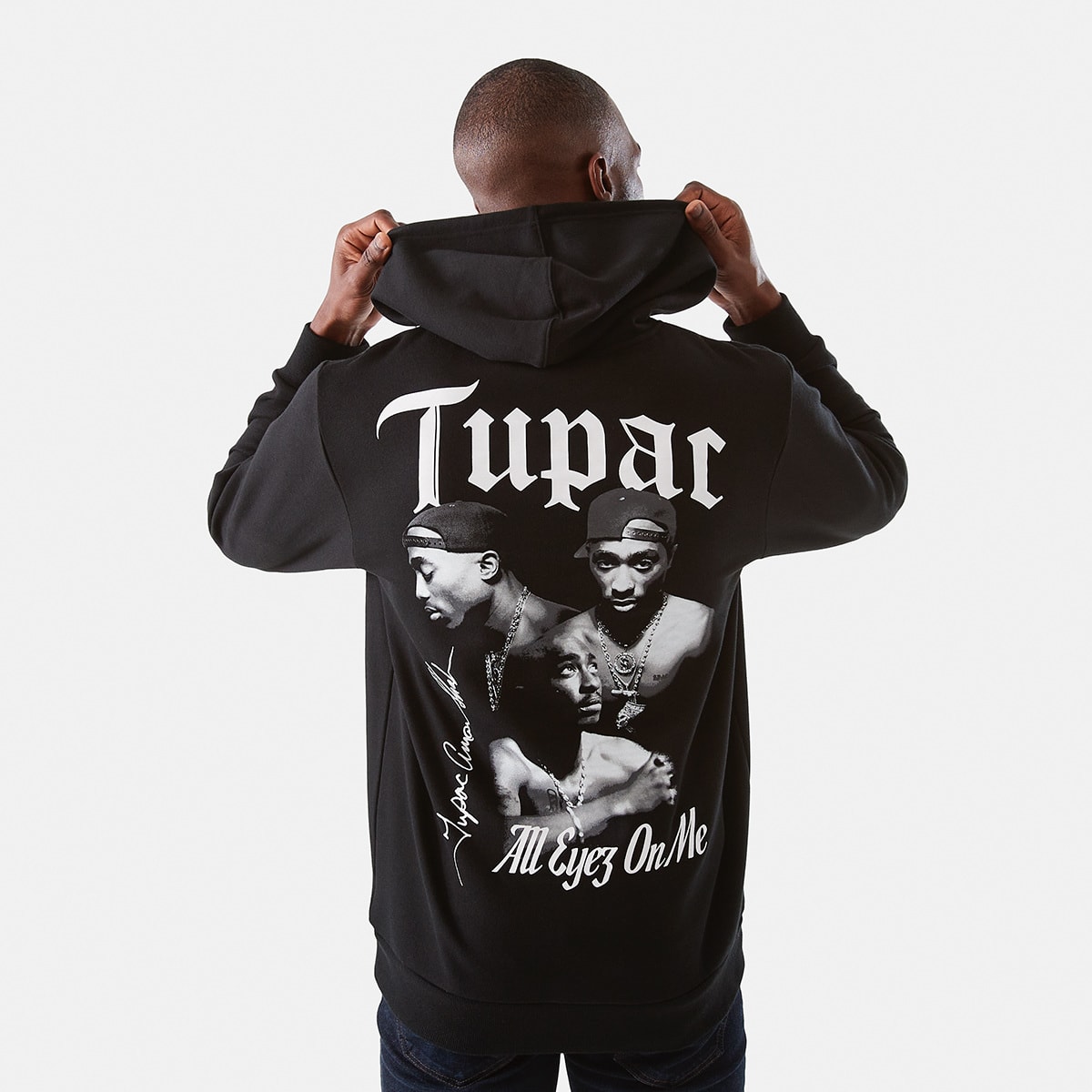 Black Tupac License Hoodie