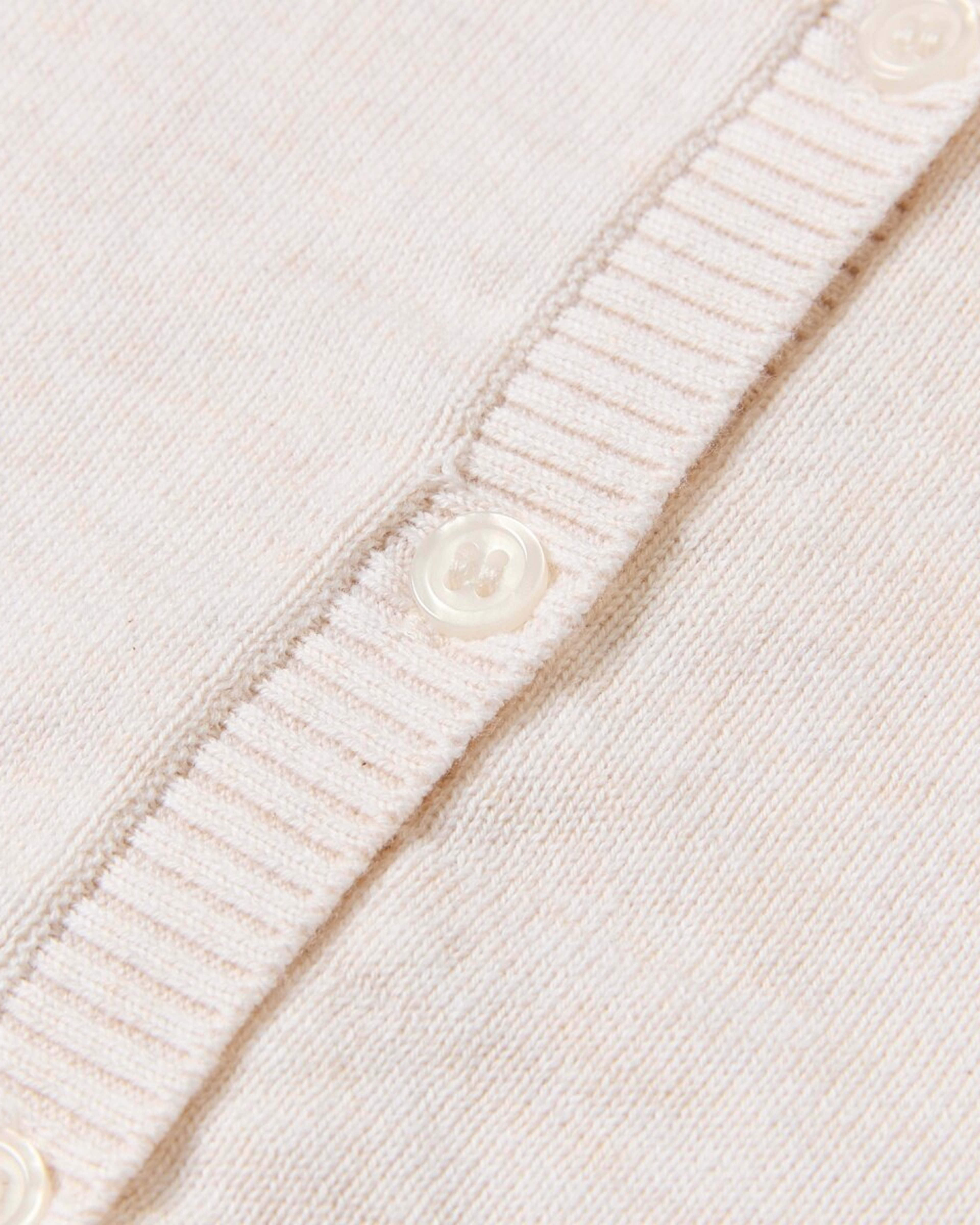 4 Newborn Cardigan HONEY OAT MARLE, 4 of 4