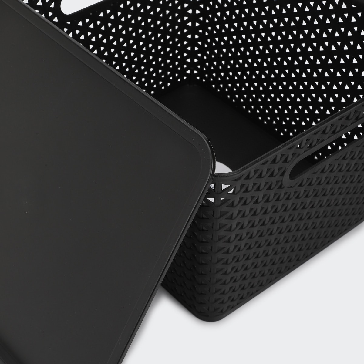 Storage Container with Lid Large, Black Kmart