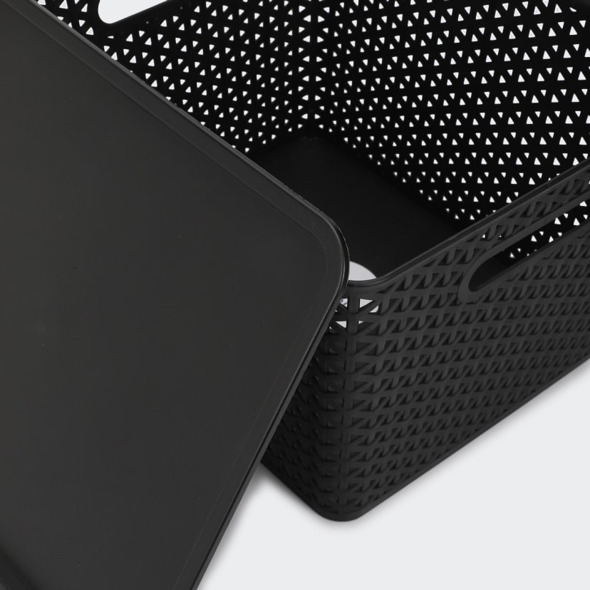 Storage Container with Lid Large, Black Kmart