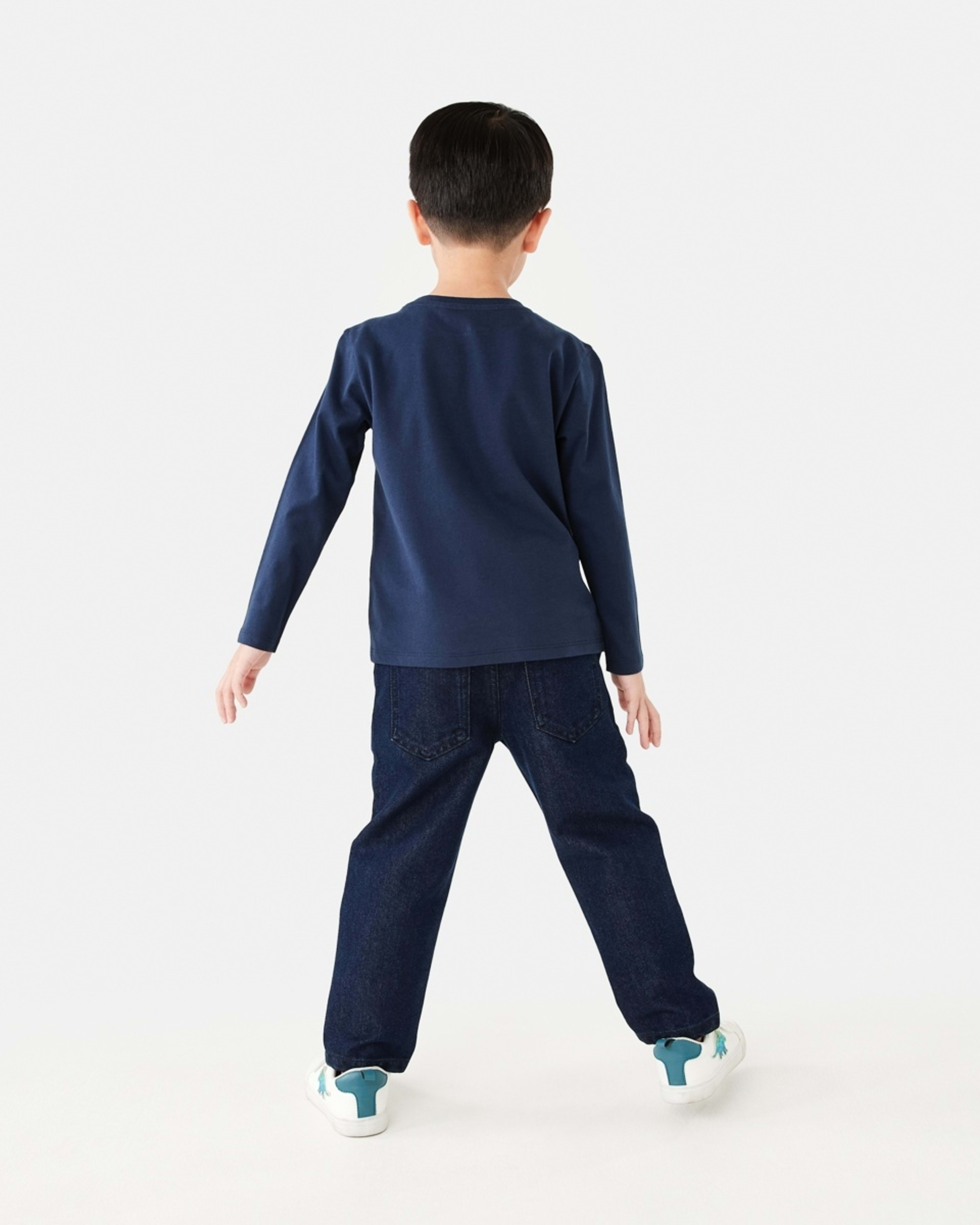 6 Long Sleeve Boucle T-shirt Legend Varsity, 6 of 8