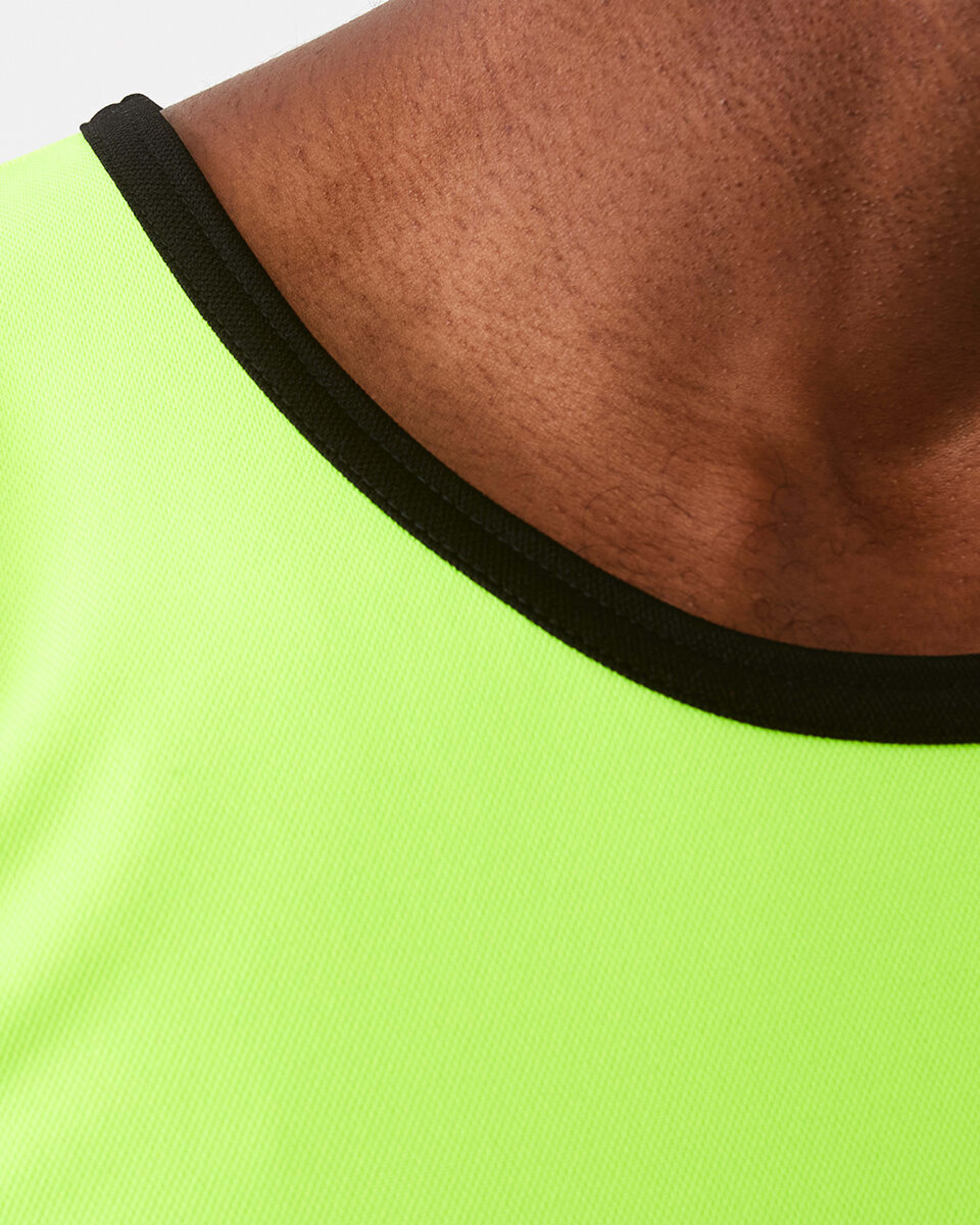 5 Workwear Fluorescent Industrial Singlet Yellow, 5 of 7