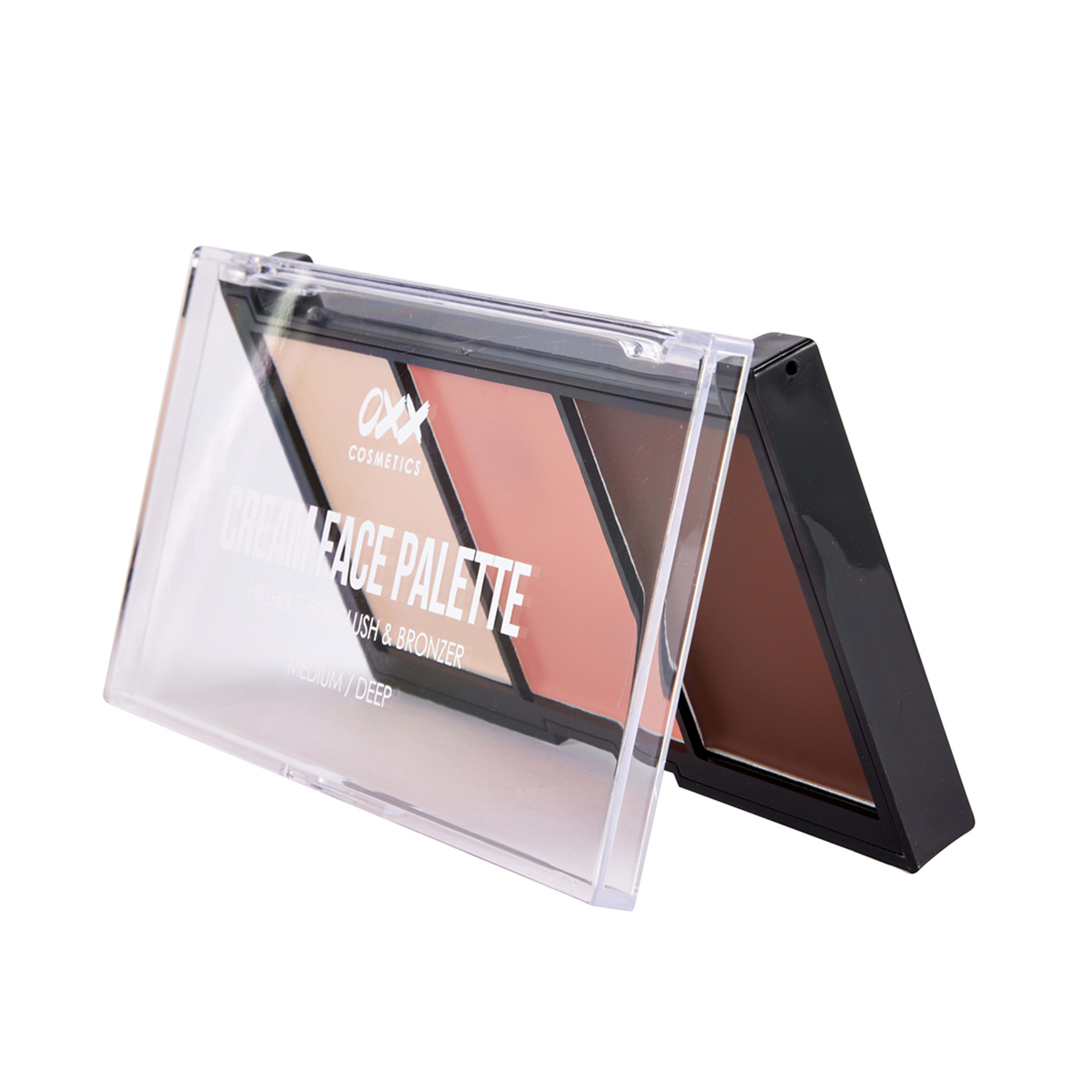 5 OXX Cosmetics 3 Piece Cream Face Palette - Medium/Deep, 5 of 6