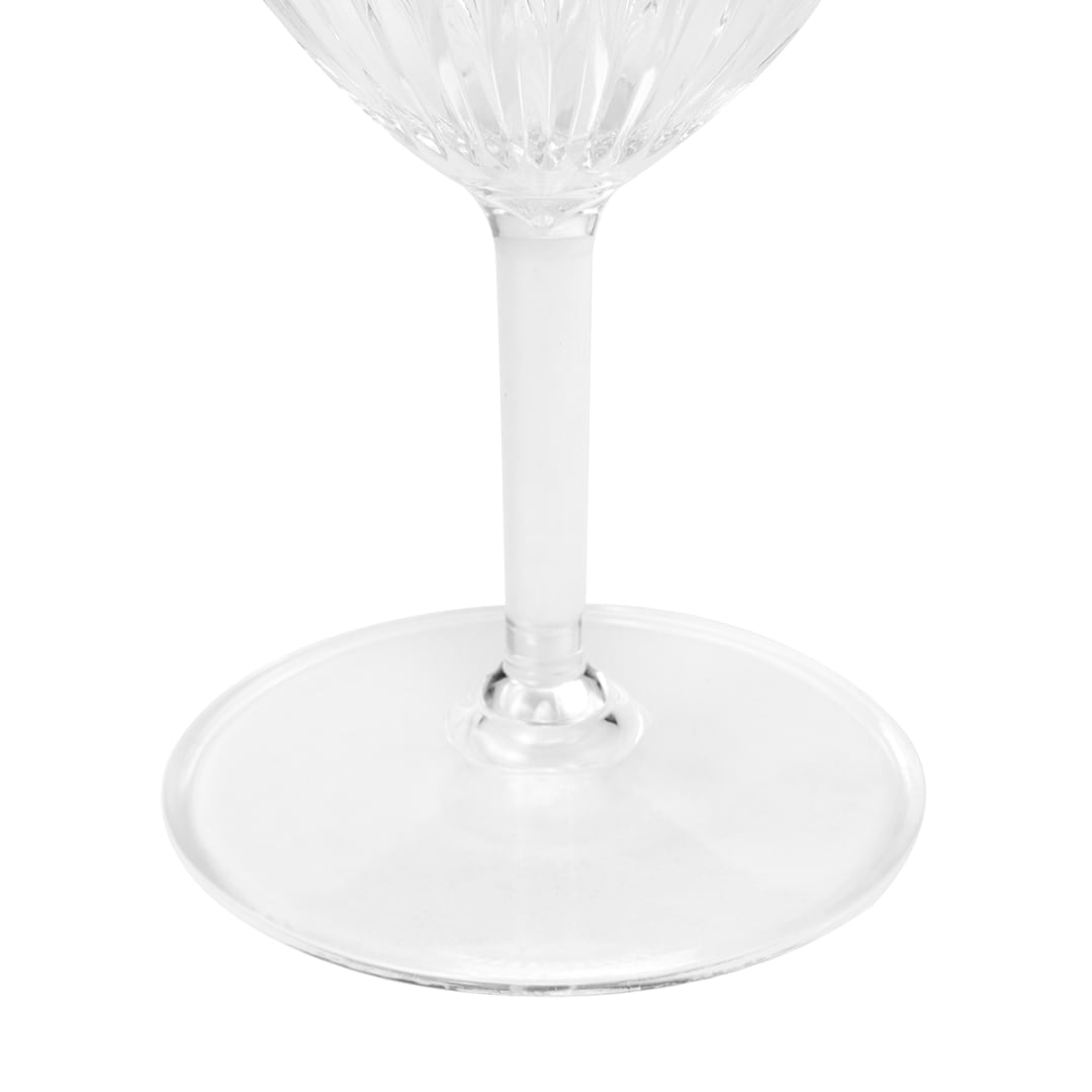4 Clear Palm Acrylic Wine Glasses Kmart