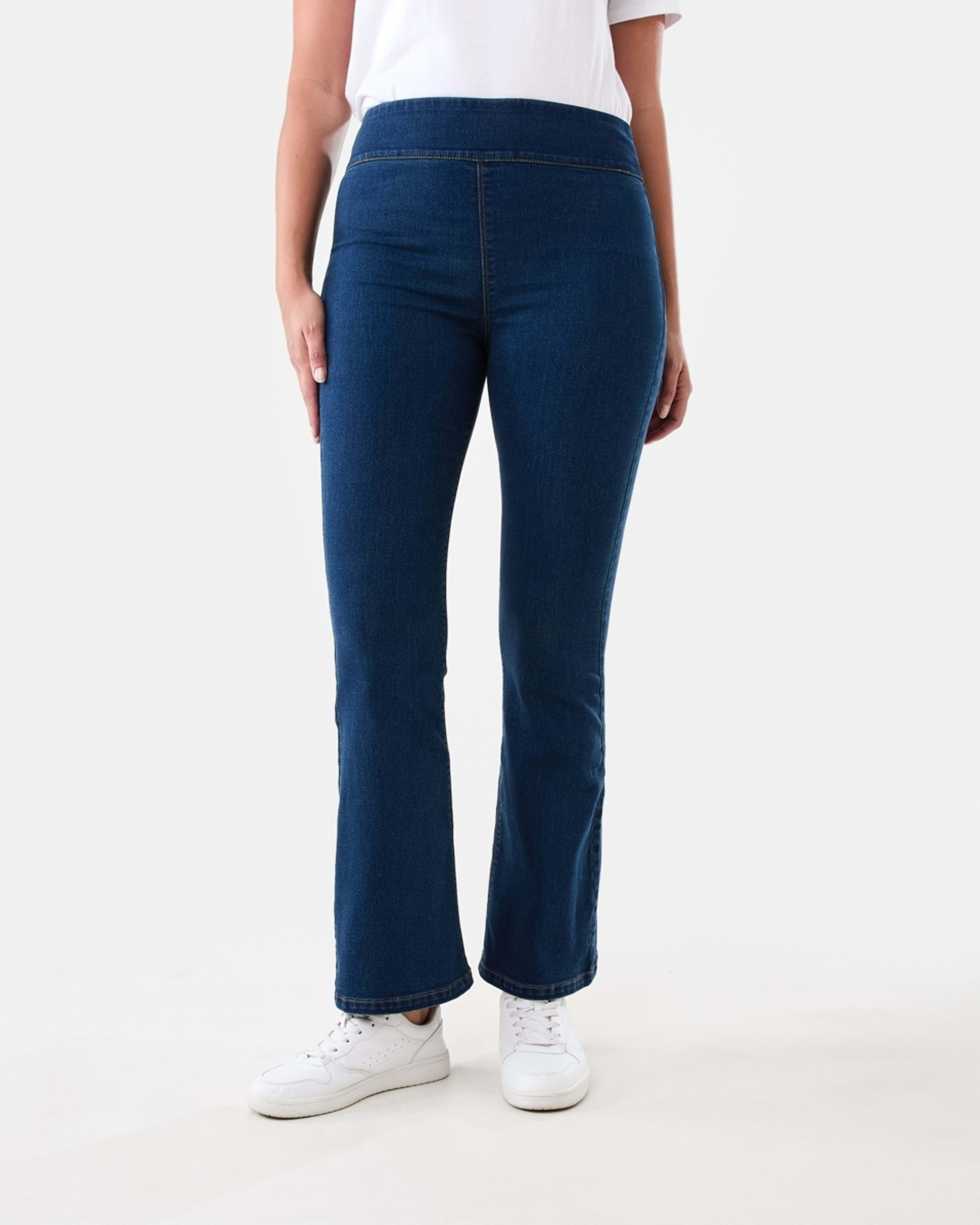 1 Flare Denim Jeggings DARK WASH