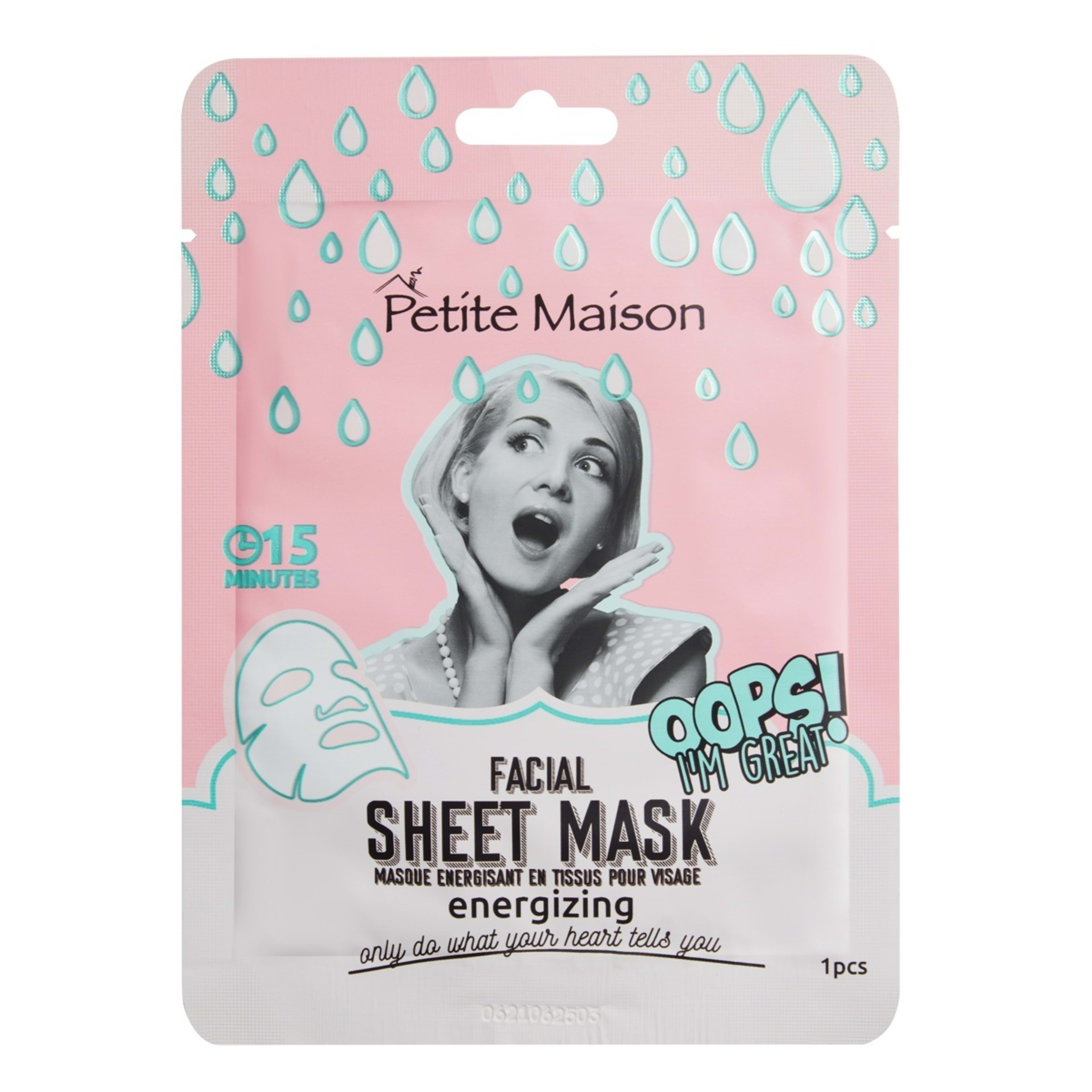 1 Petite Maison Energizing Facial Sheet Mask 25ml