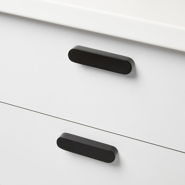 2 Pack Lozenge Handles Black Kmart