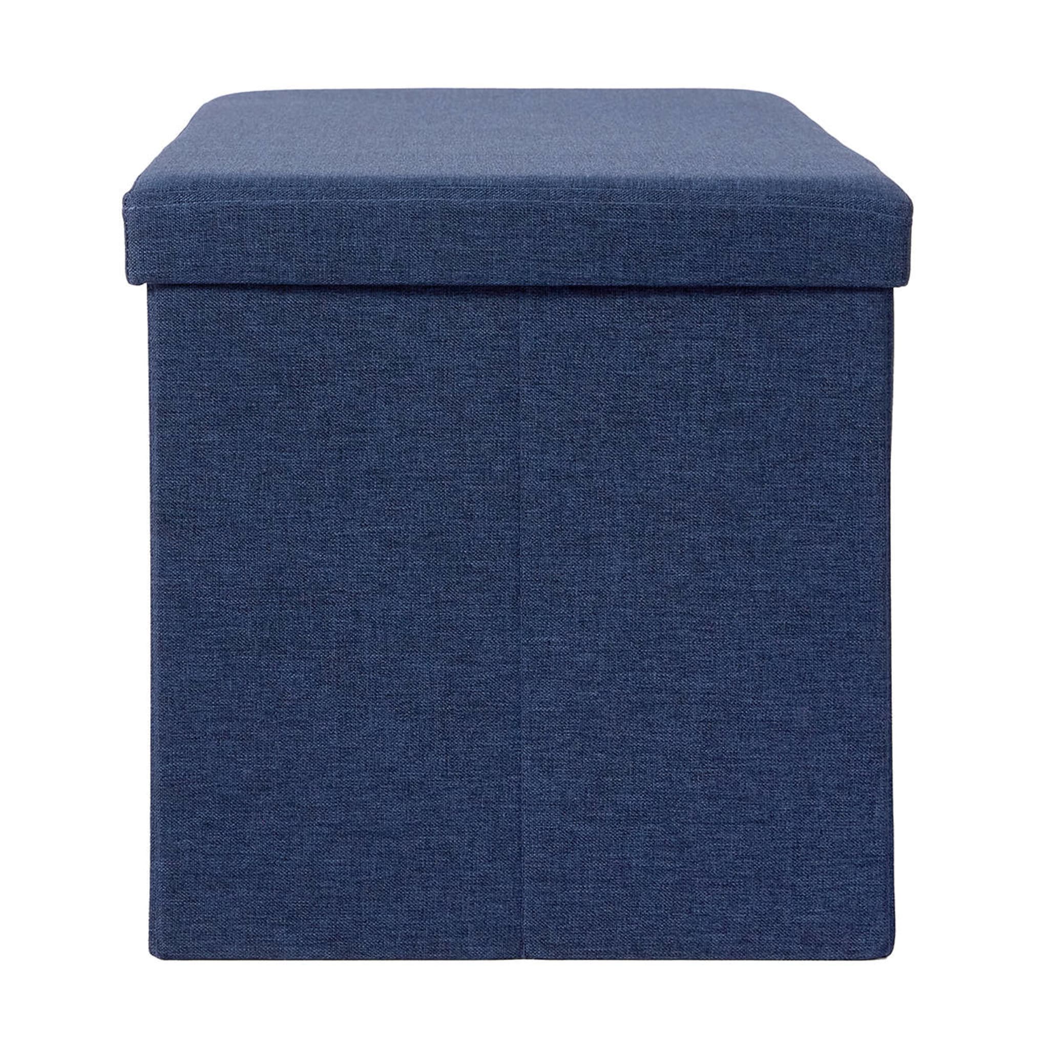 Bench Seat Storage Box Blue Kmart