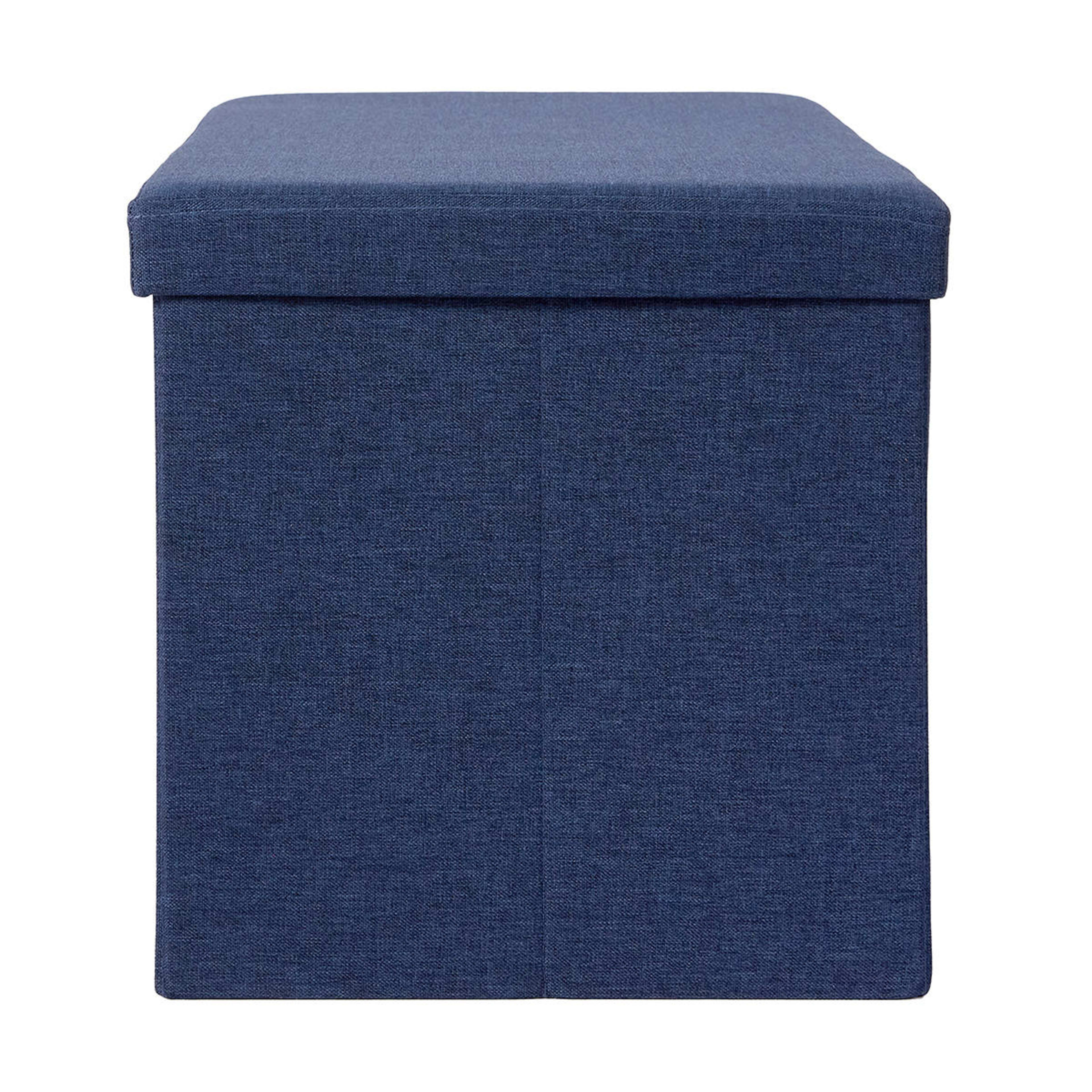 Bench Seat Storage Box Blue Kmart