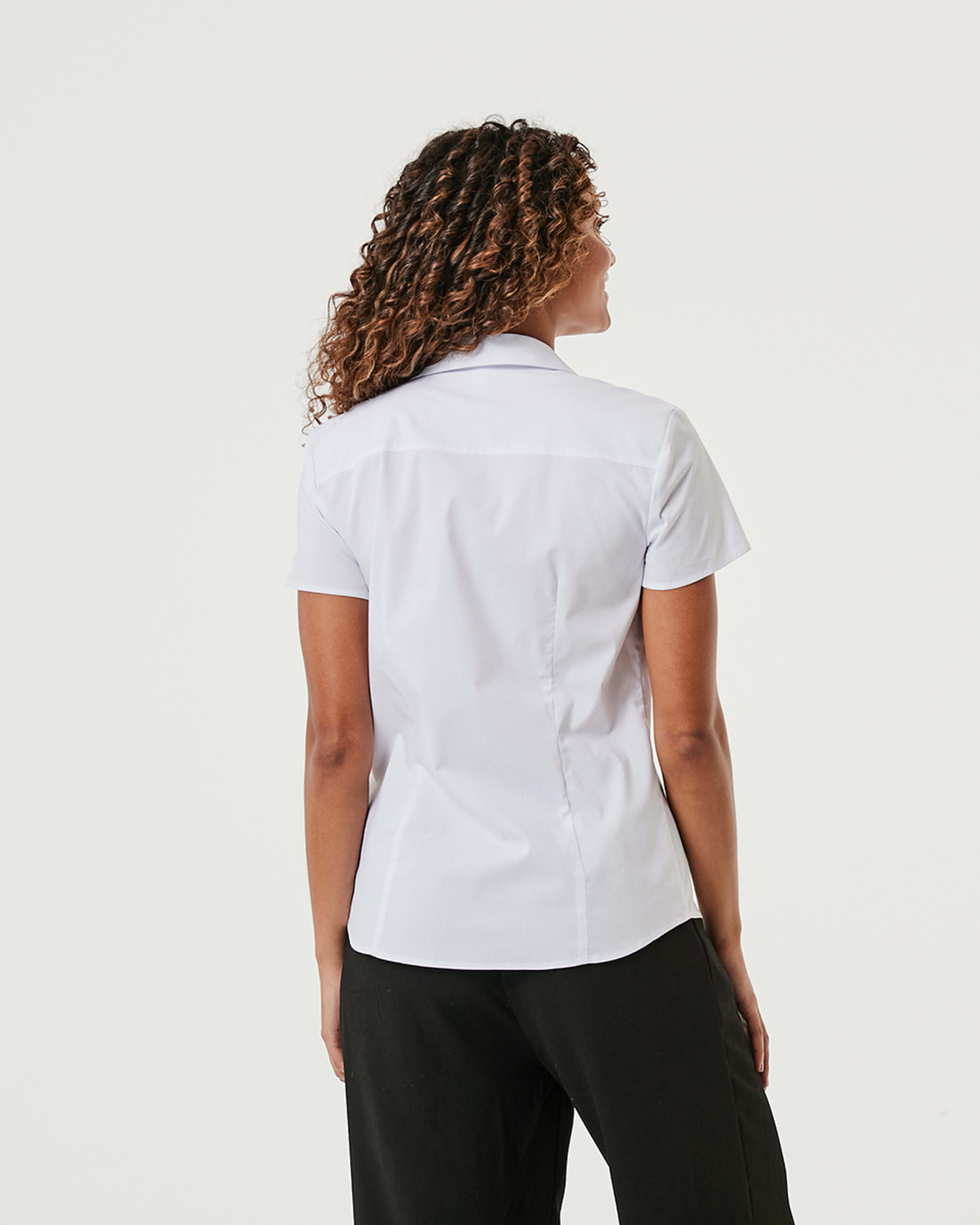 5 Short Sleeve Work Shirt White, 5 of 7