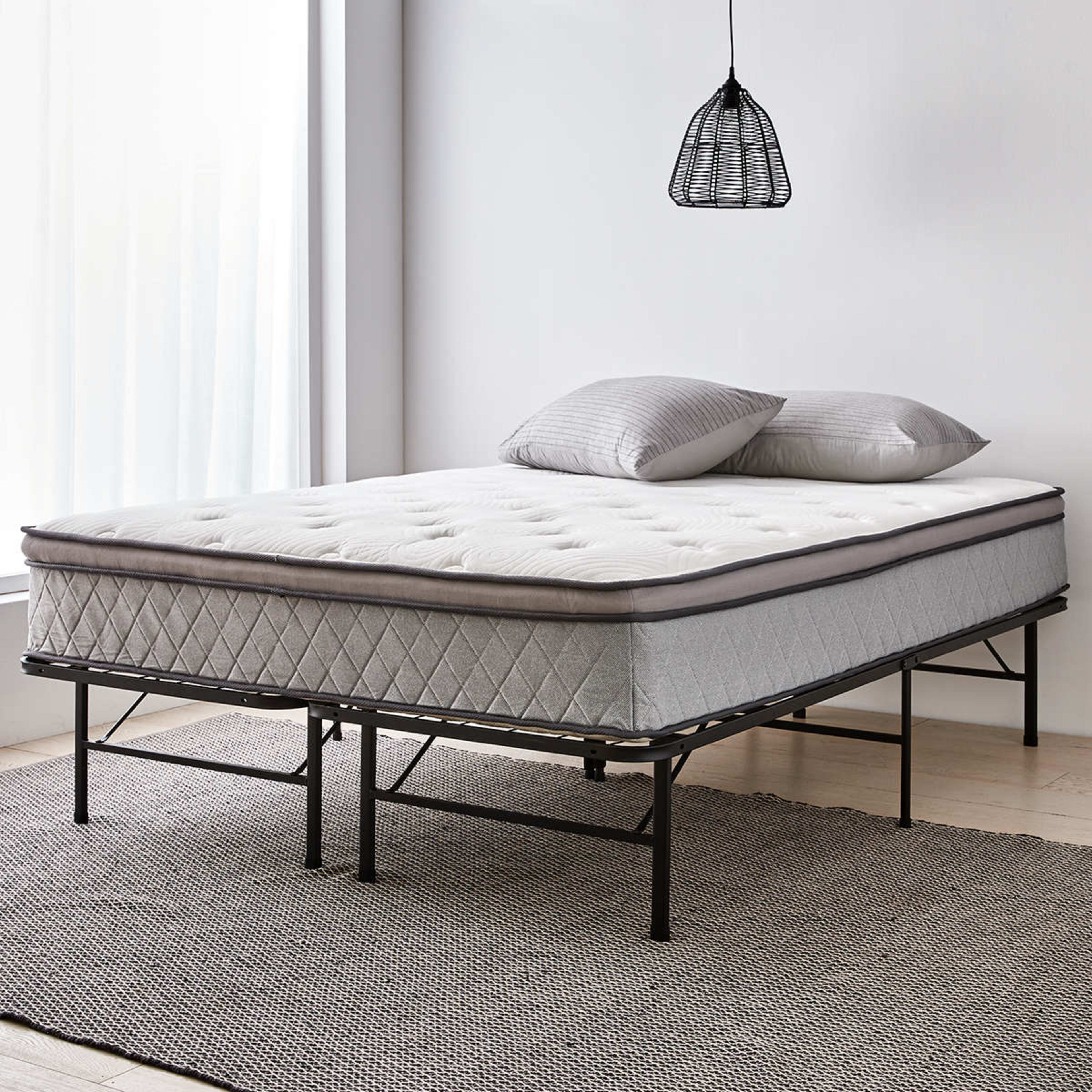Double Bed Euro Top Pocket Spring Mattress Kmart