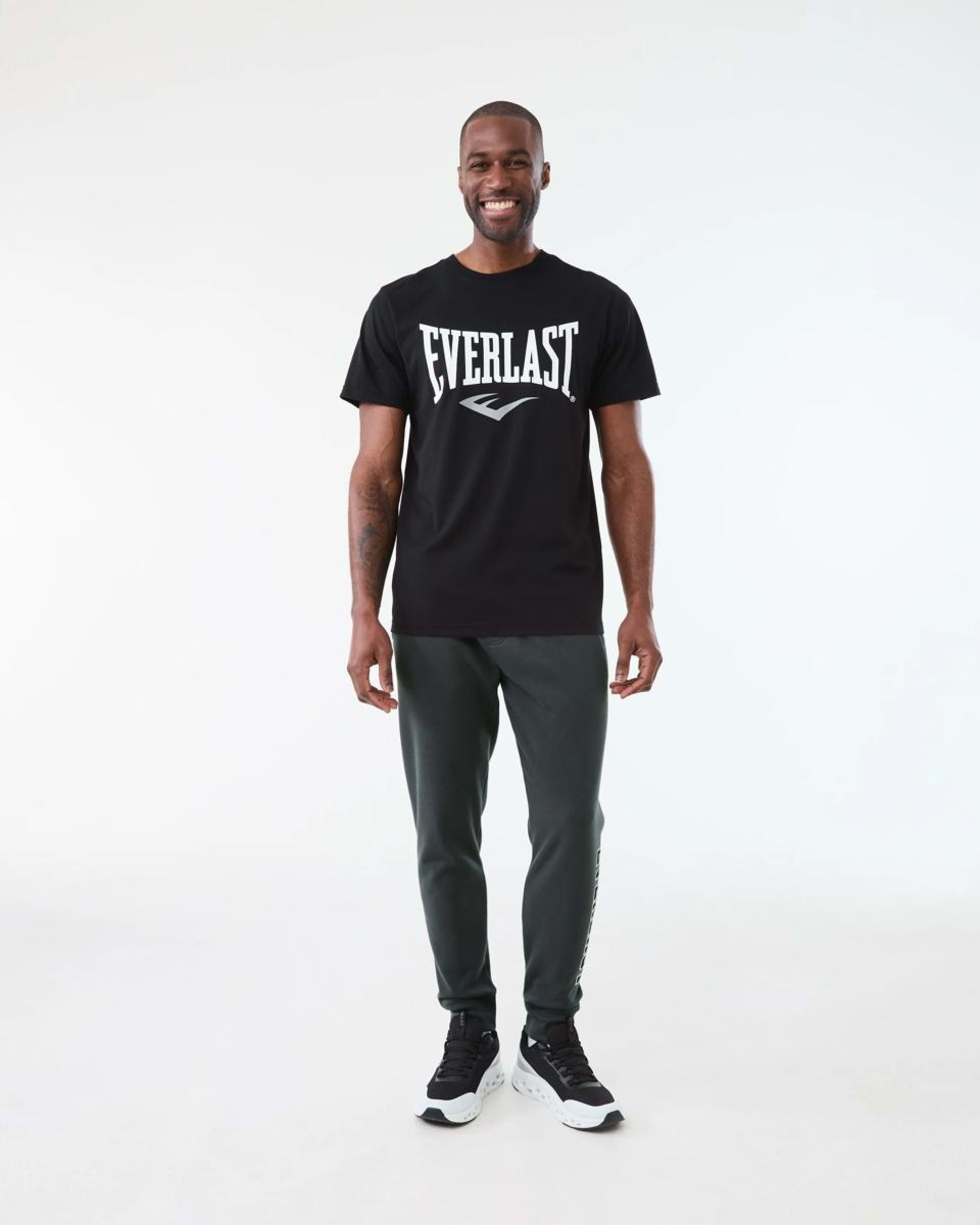 7 Everlast Mens Block Trackpants EVER ASH GREY, 7 of 7