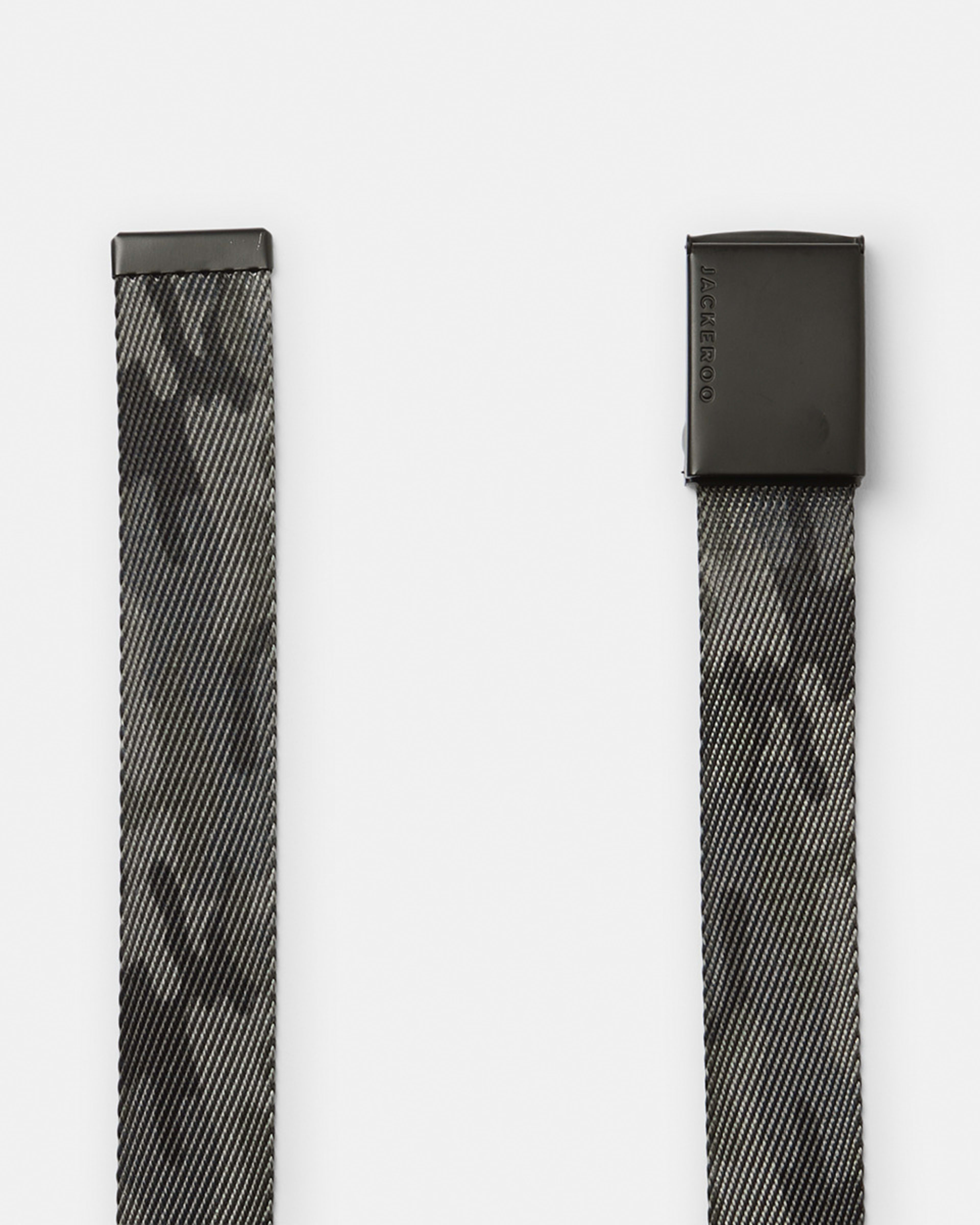 1 Flat Buckle Web Belt Camo
