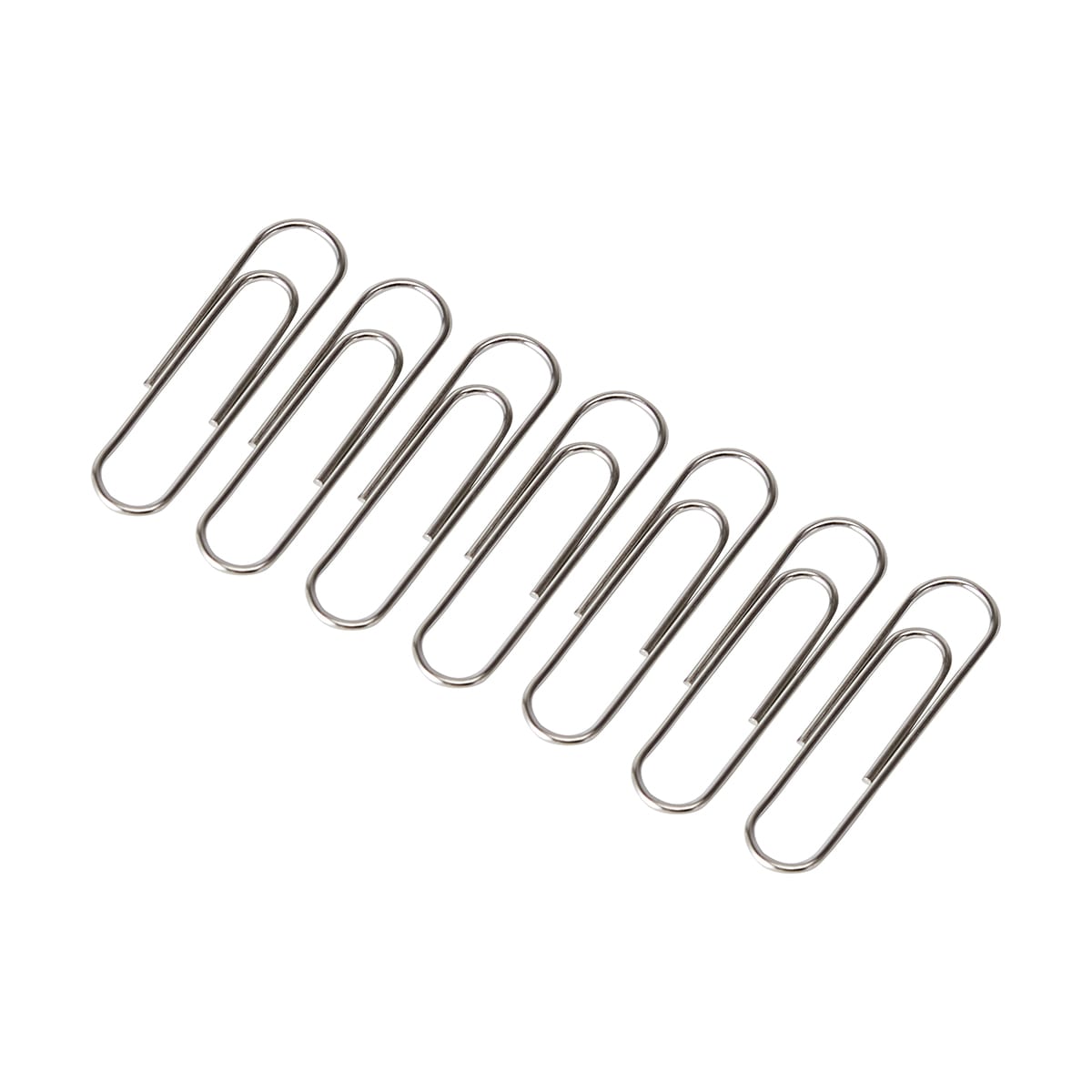 250 Pack 28mm Paper Clips - Silver - Kmart