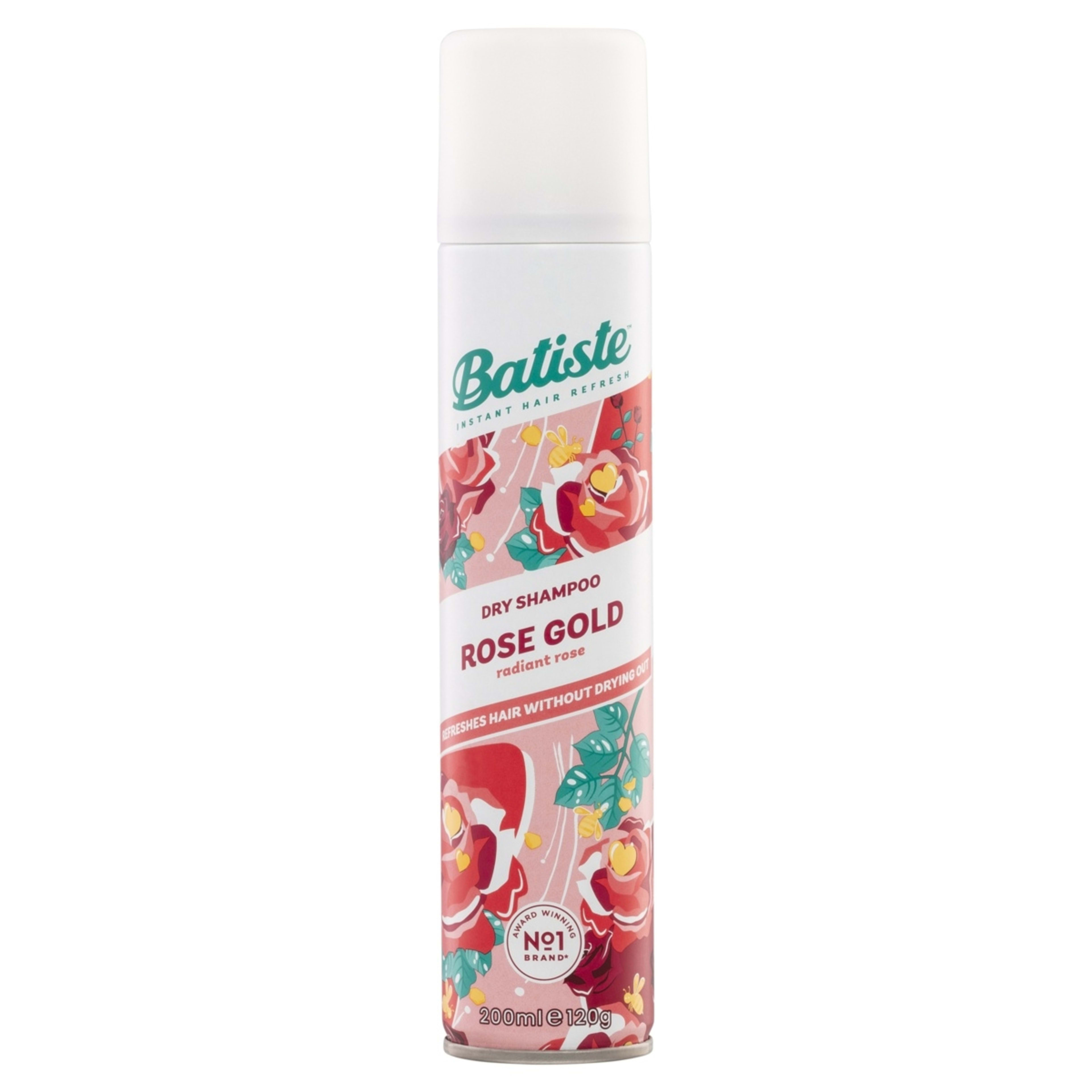 1 Batiste Instant Hair Refresh Dry Shampoo 200ml - Radiant Rose