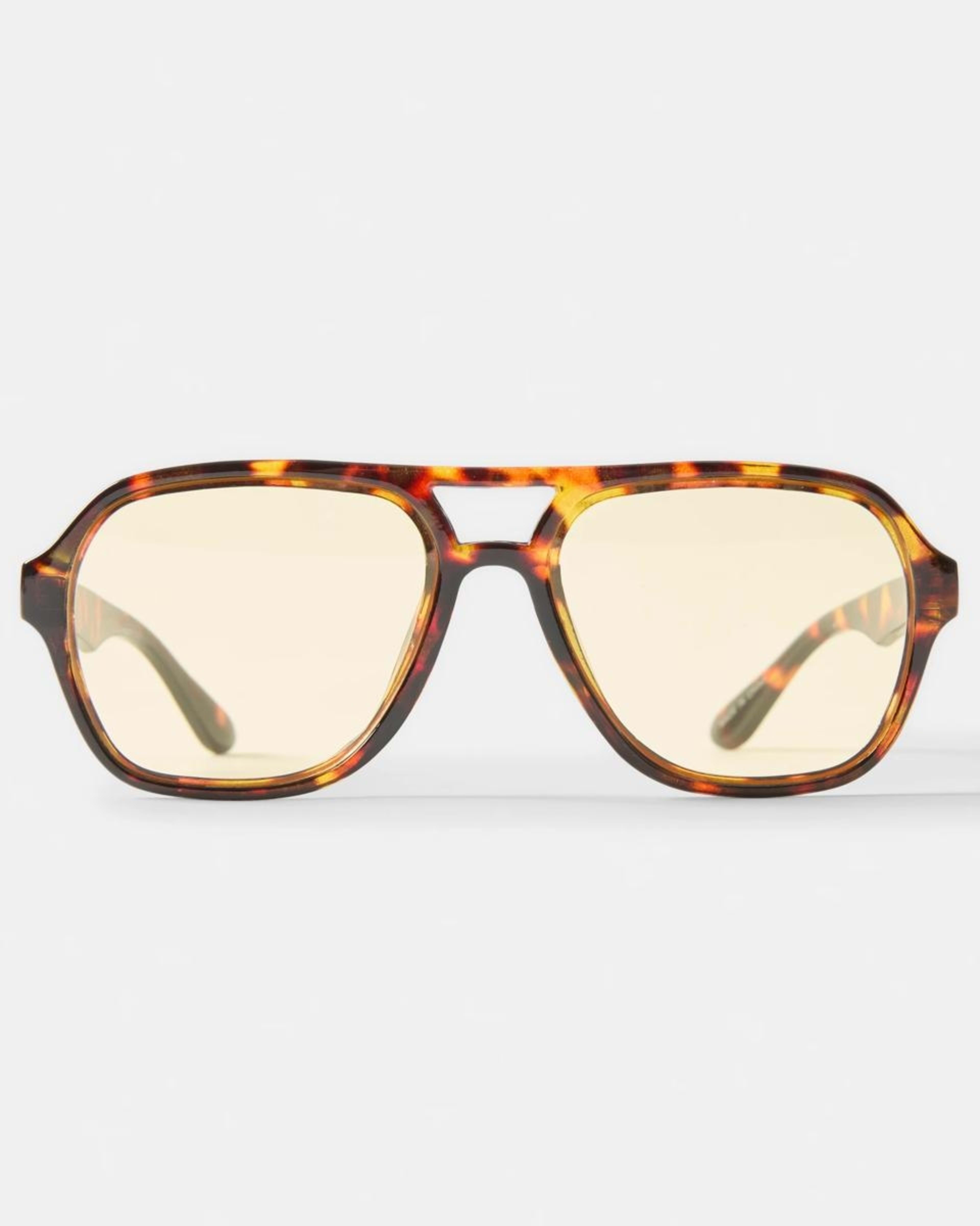1 Square Aviator Sunglasses Tort Yel, 1 of 6