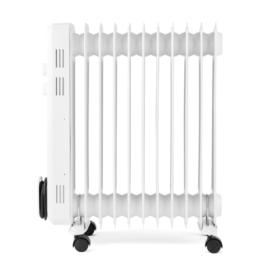 11 Fin Oil Heater White Kmart